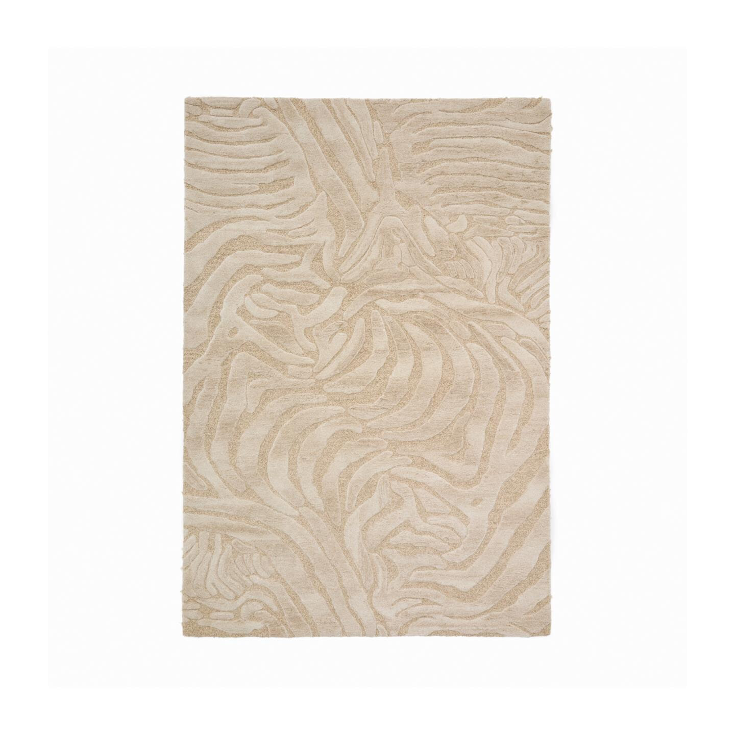 Kave Home Vloerkleed Tribet Wol, 160 x 230cm - Beige