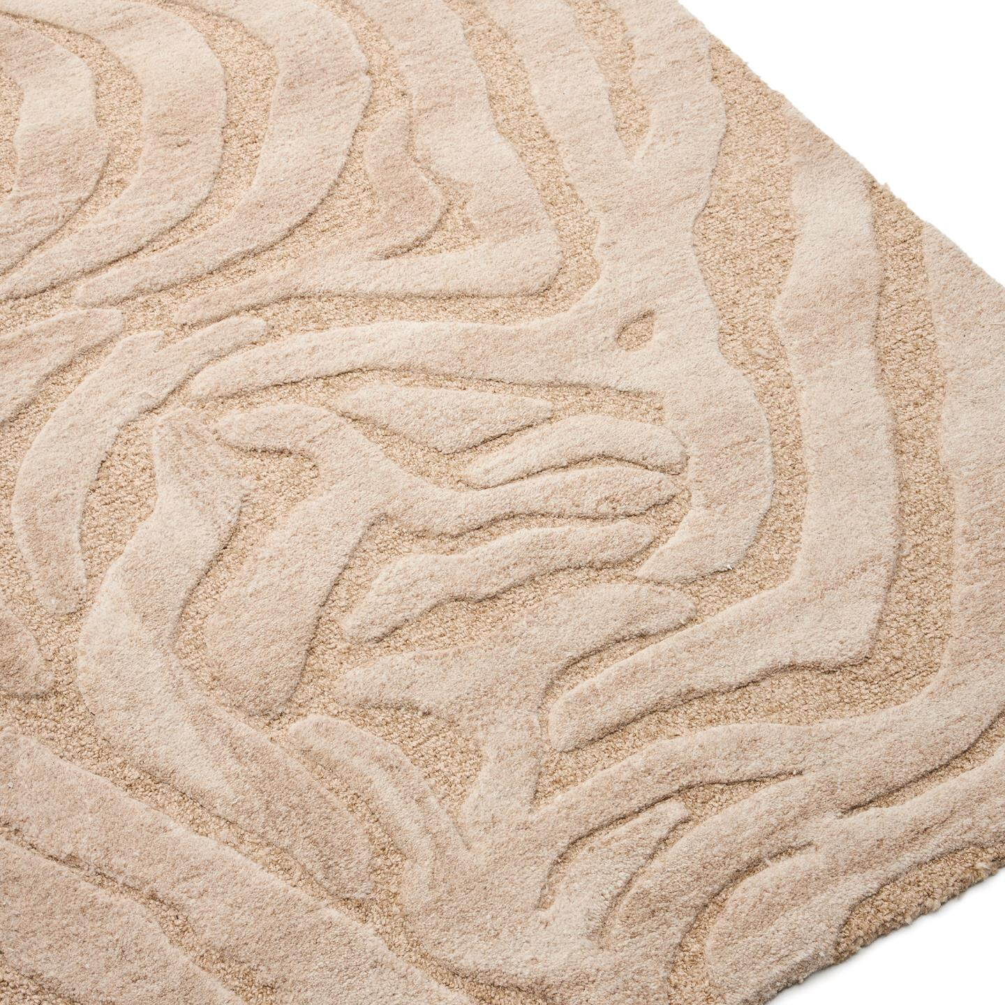 Kave Home Vloerkleed 'Tribet' Wol, 160 x 230cm