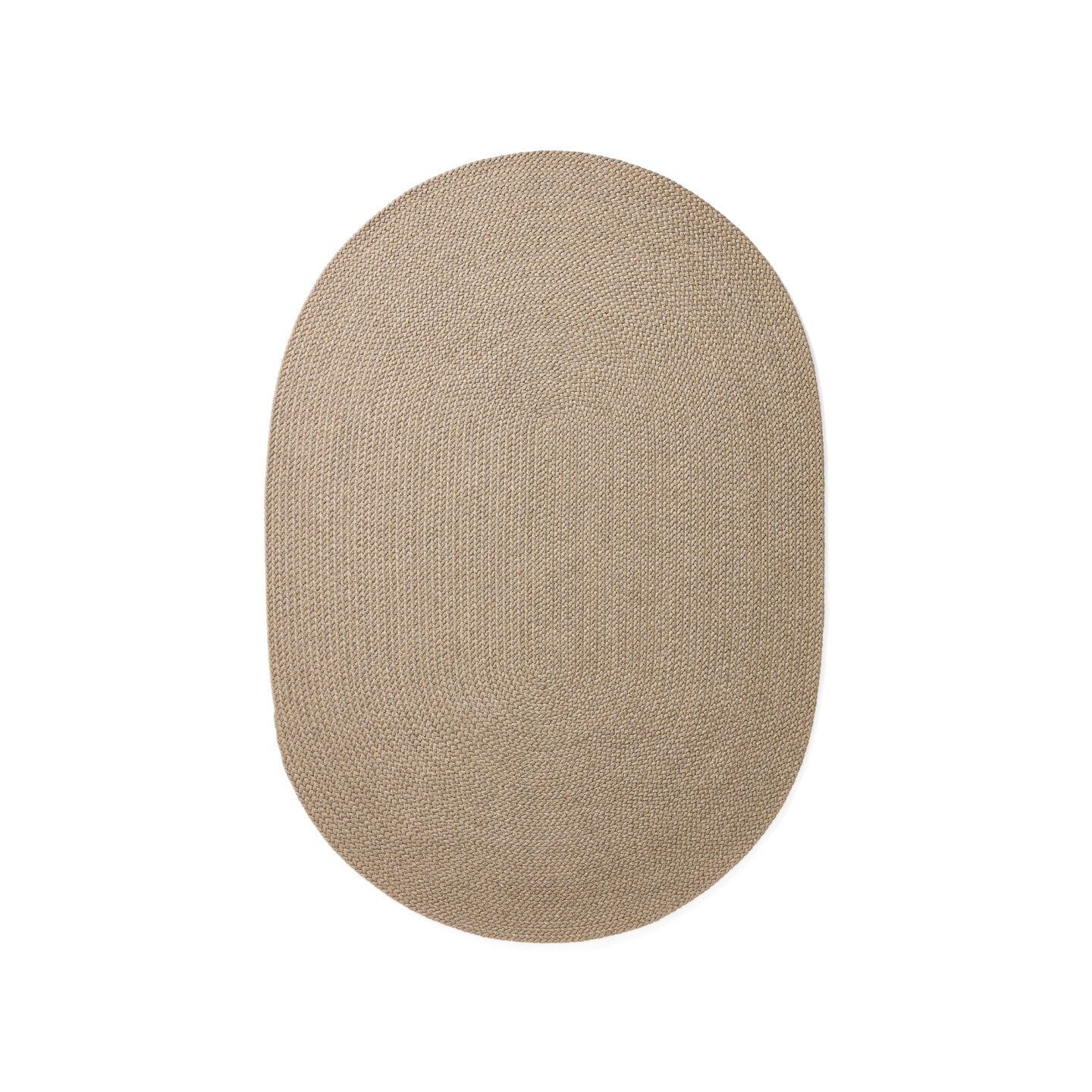 Kave Home Ovaal Vloerkleed 'Despas' kleur Beige