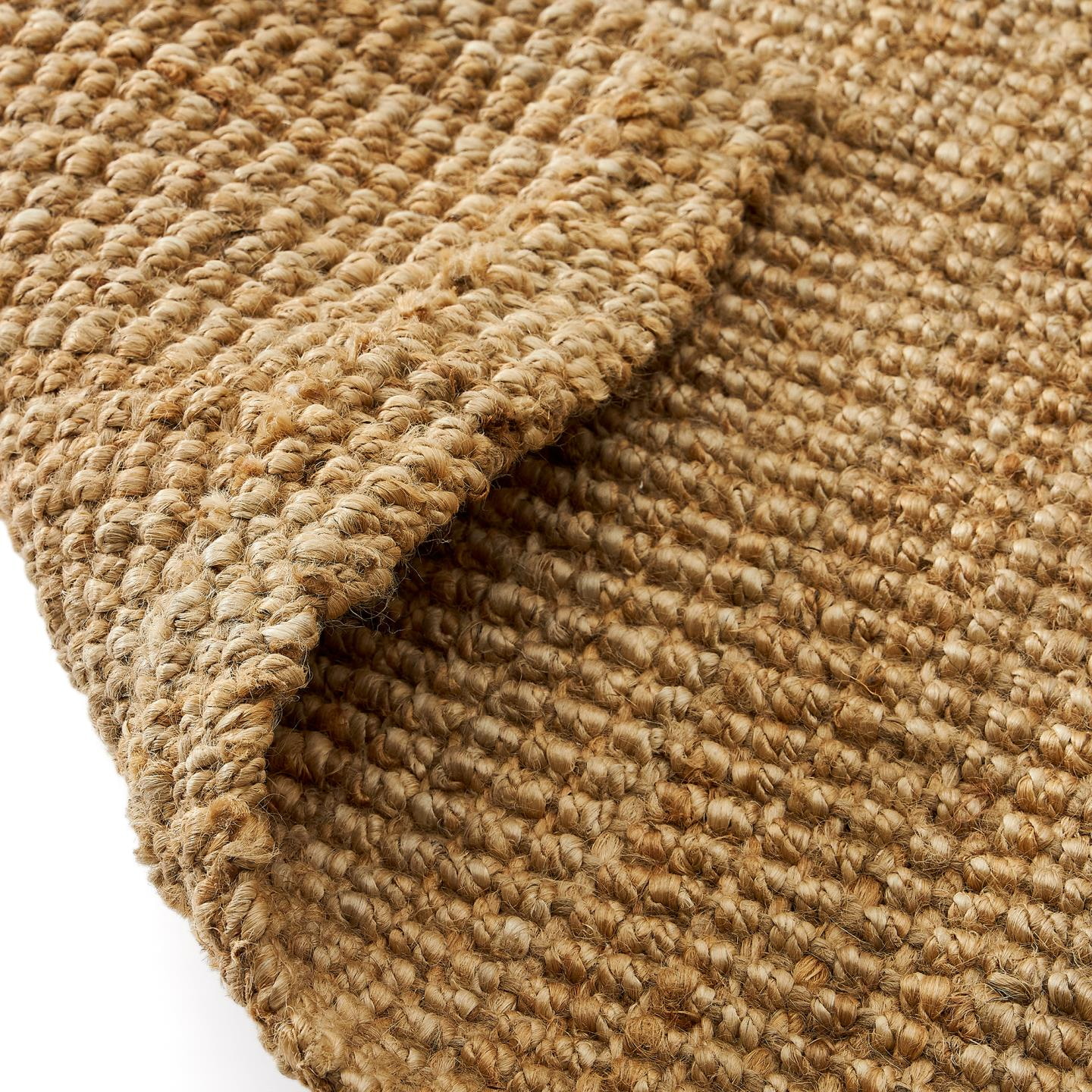 Kave Home Vloerkleed 'Madelin' Jute, 160 x 230cm, kleur Naturel
