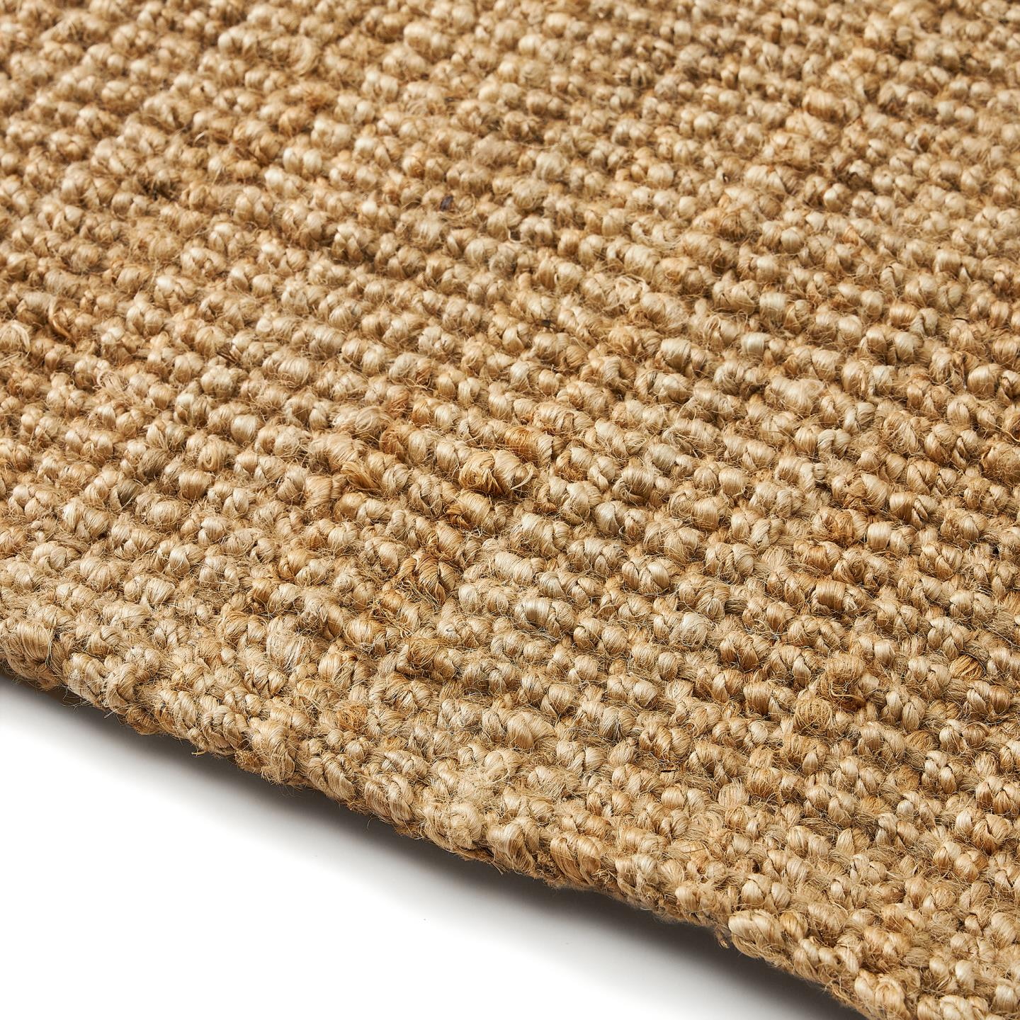 Kave Home Vloerkleed 'Madelin' Jute, 200 x 300cm, kleur Naturel