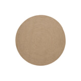 Kave Home Rond Vloerkleed 'Despas' 200cm, kleur Beige
