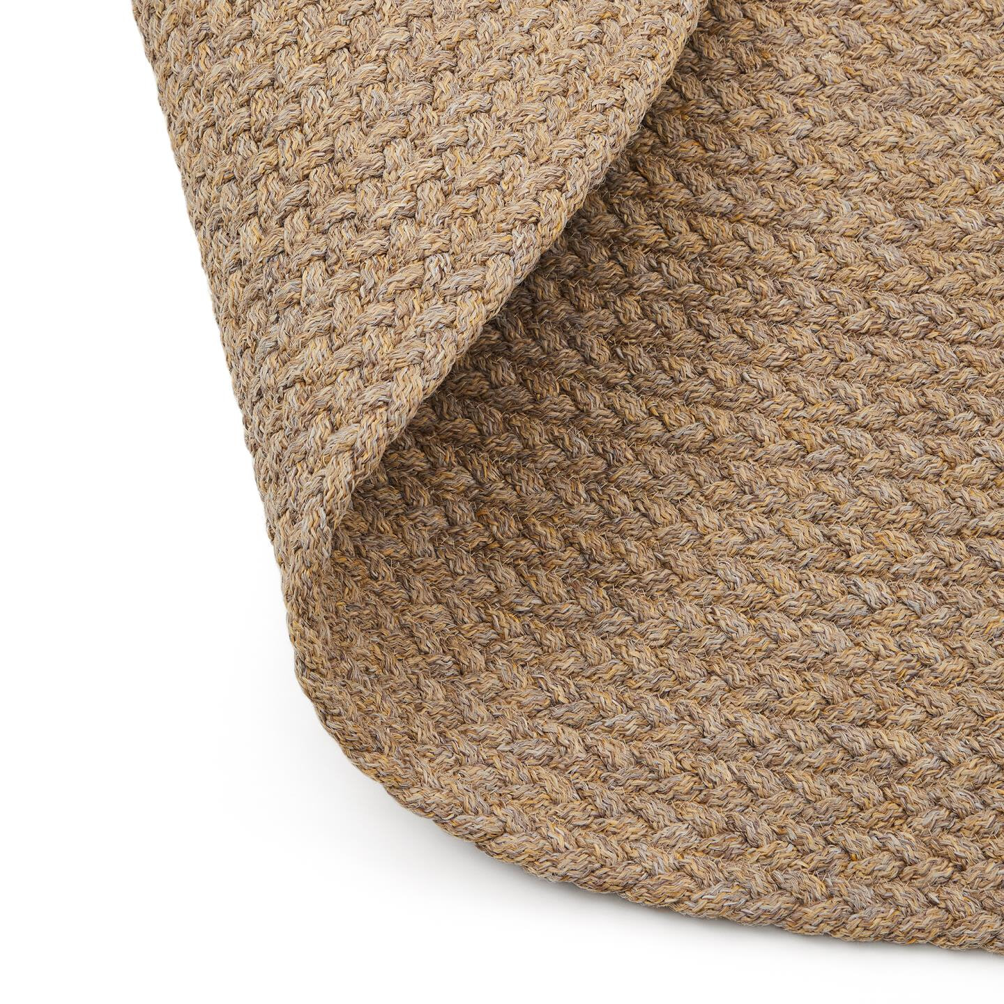 Kave Home Rond Vloerkleed 'Despas' 200cm, kleur Beige