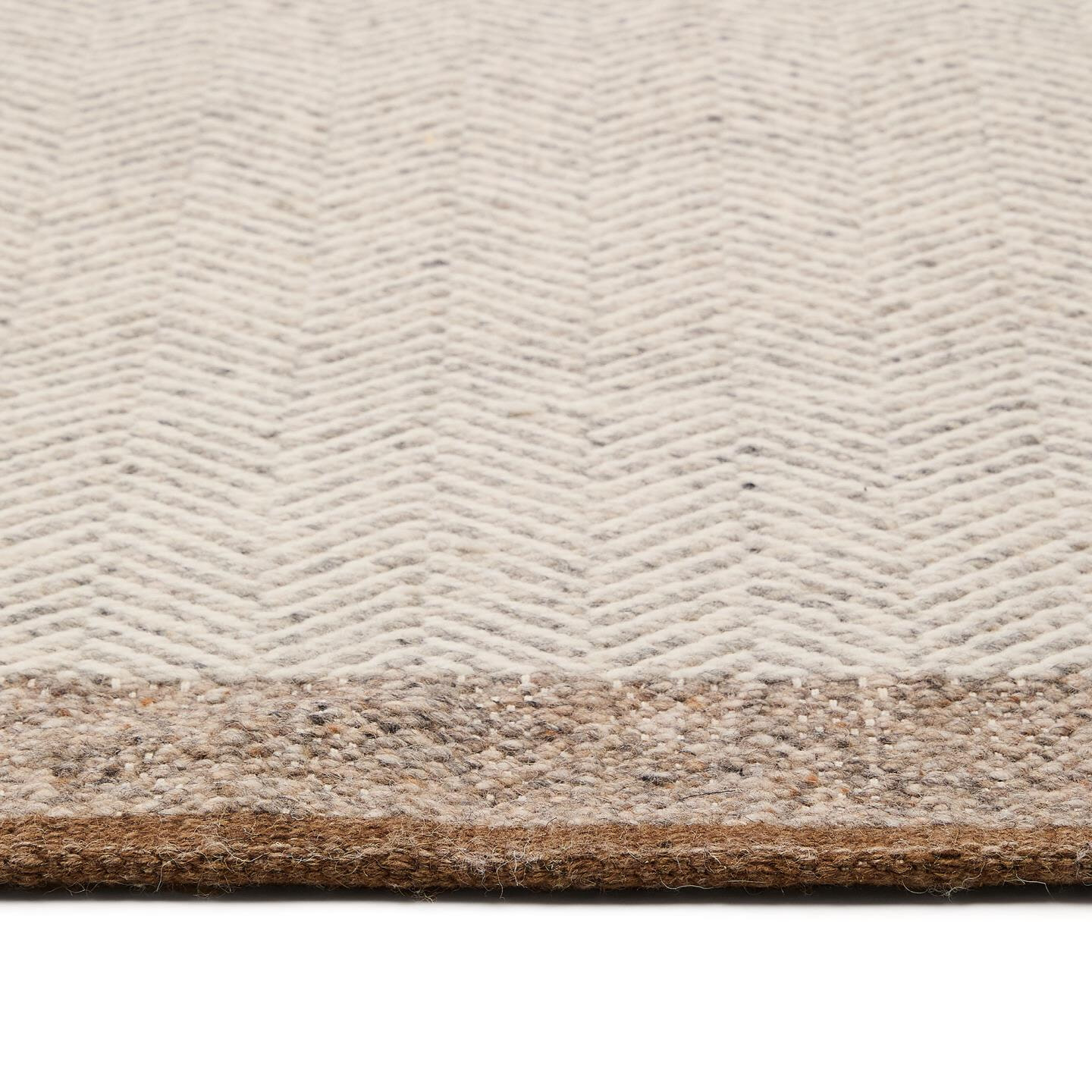 Kave Home Vloerkleed 'Nifelia' 200 x 300cm, kleur Beige