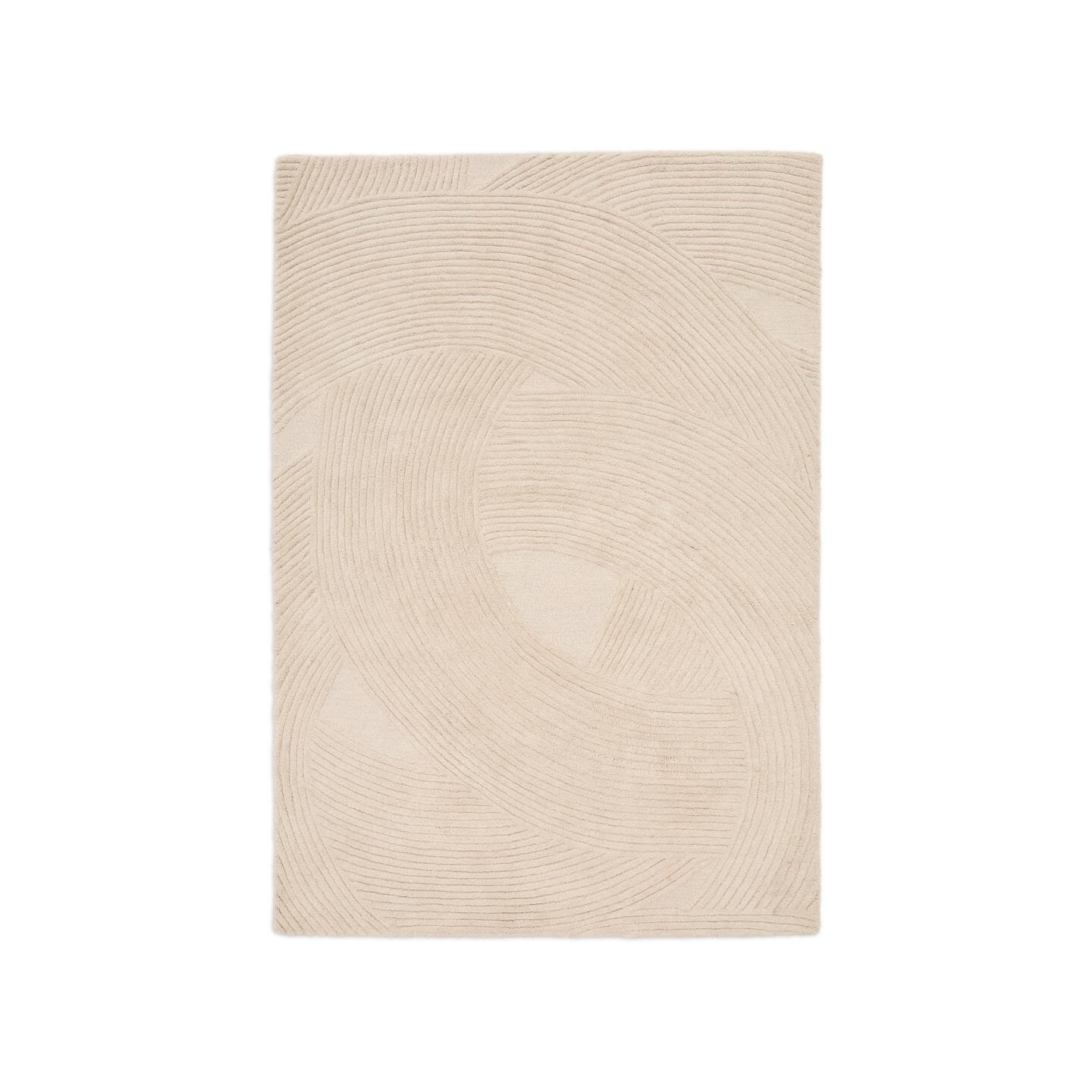 Kave Home Vloerkleed Domm Wol - Beige