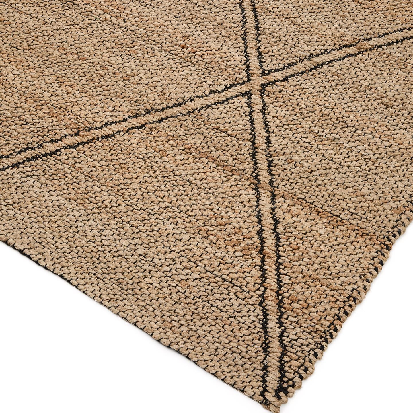 Kave Home Vloerkleed 'Vallalta' Jute, 160 x 230cm