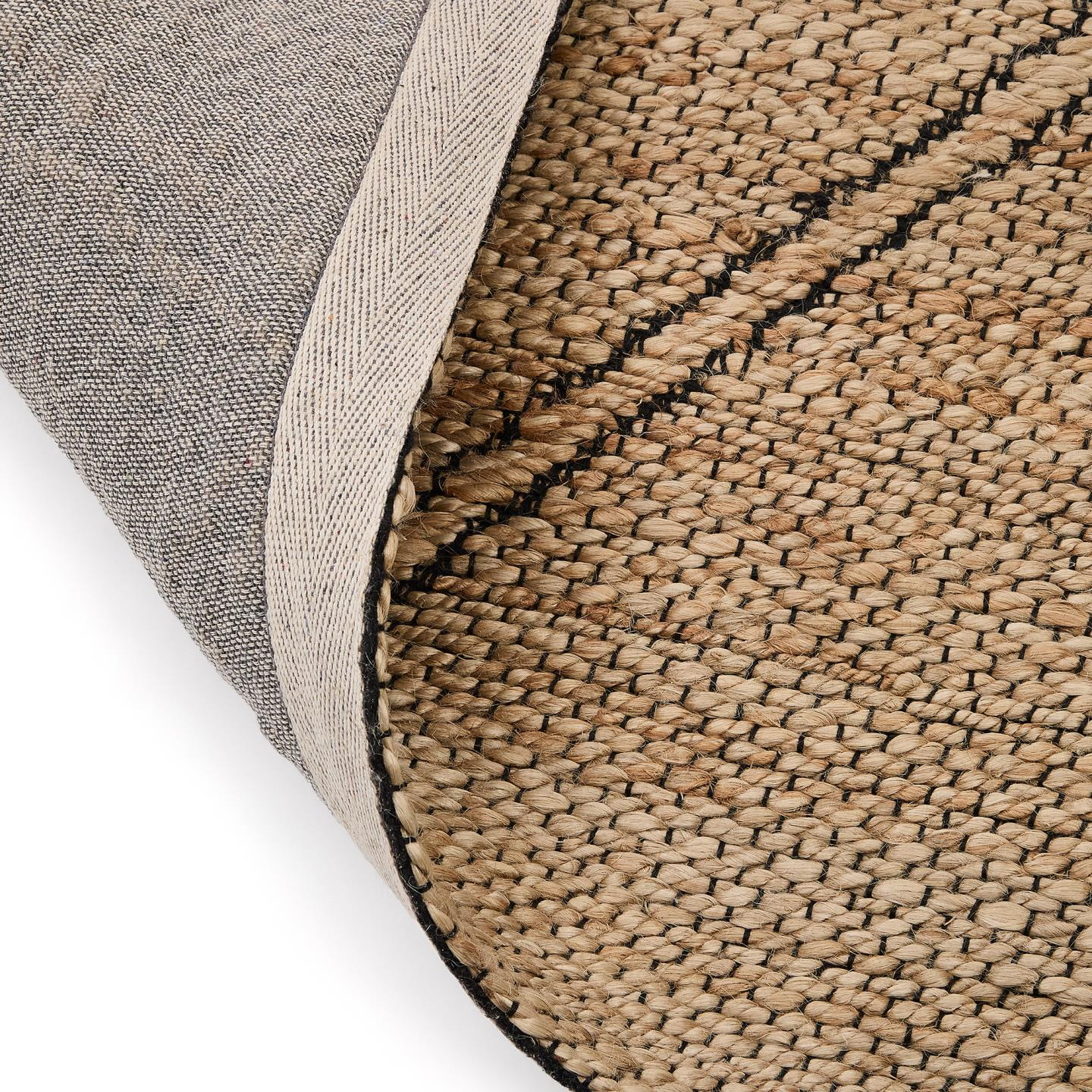 Kave Home Vloerkleed 'Vallalta' Jute, 160 x 230cm