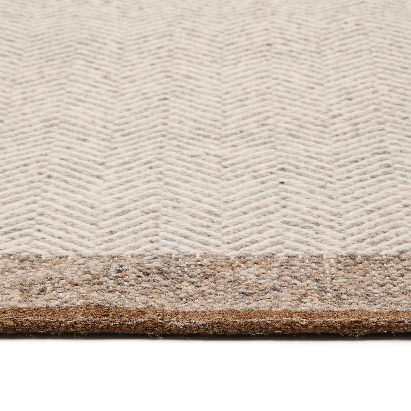 Kave Home Vloerkleed 'Nifelia' 160 x 230cm, kleur Beige