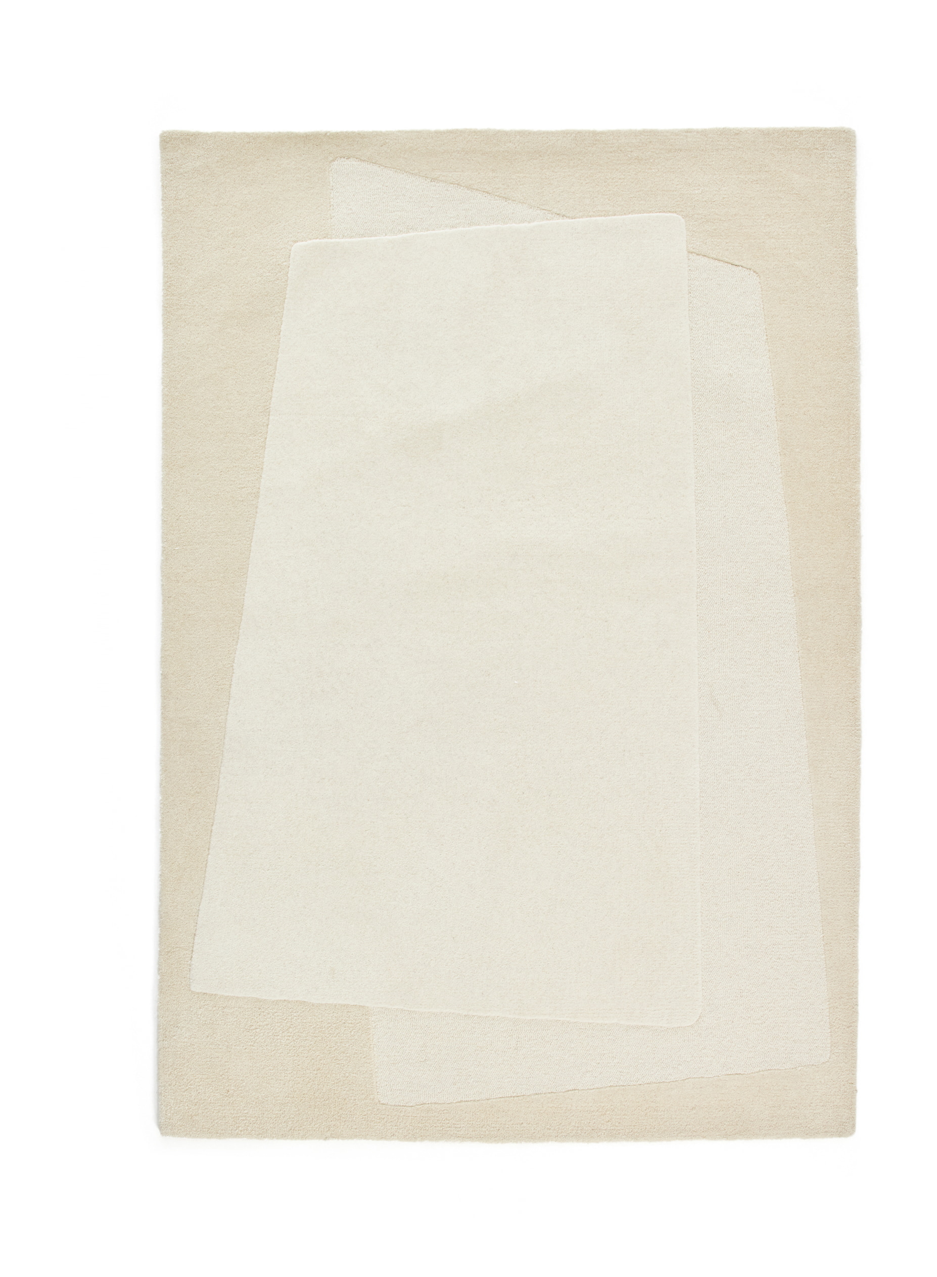 Kave Home Vloerkleed Dennie Wol, 200 x 300cm - Beige