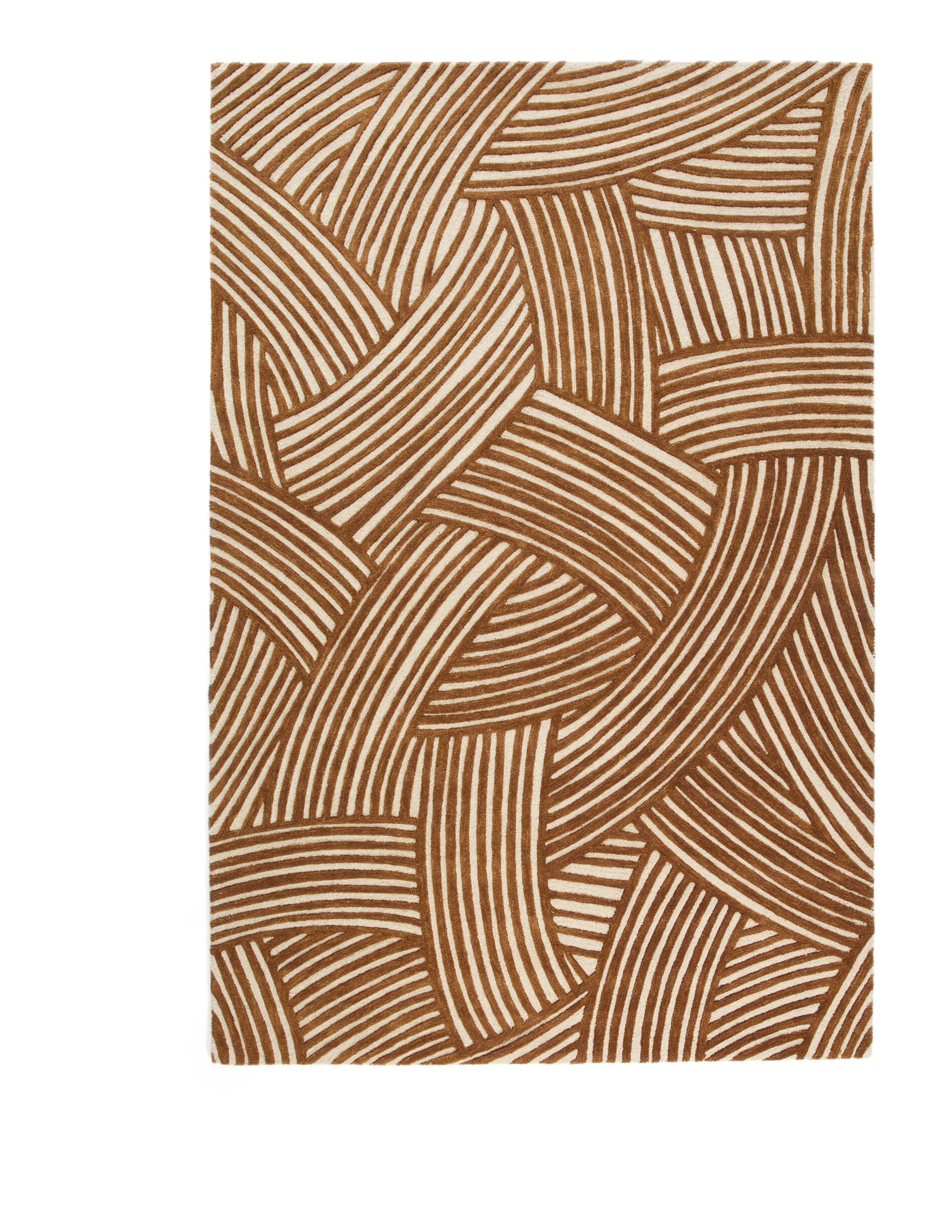 Kave Home Vloerkleed Poreni Wol, 200 x 300cm - Koper