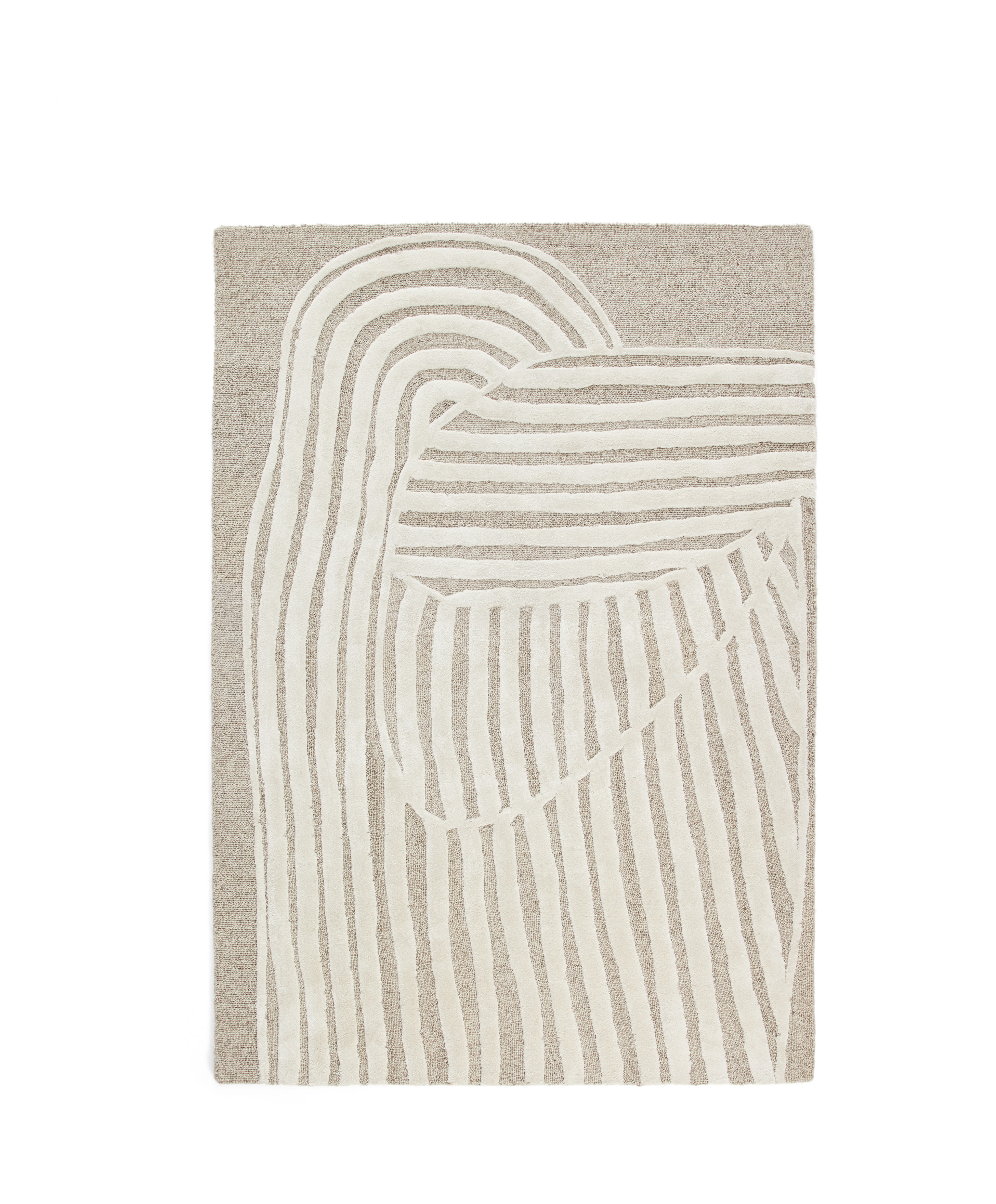 Kave Home Vloerkleed Colire Wol, 160 x 230cm - Beige