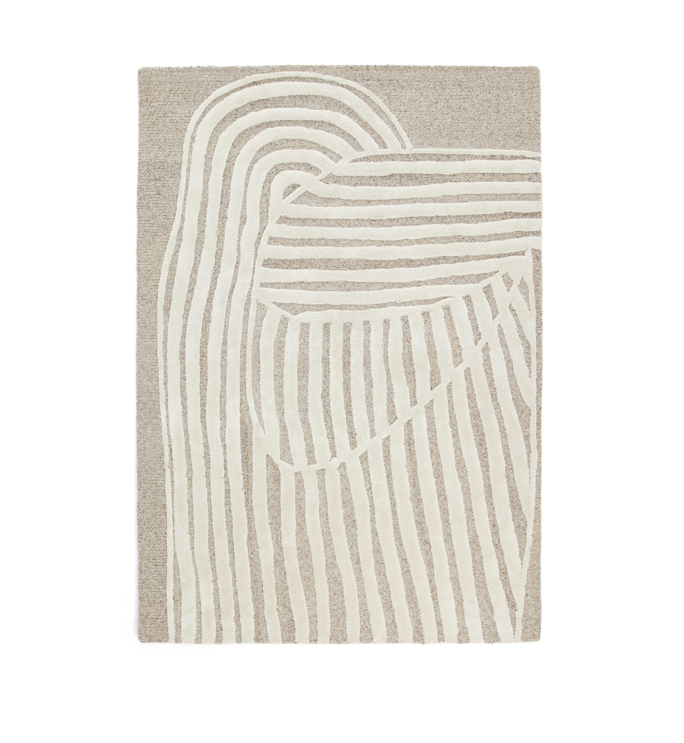 Kave Home Vloerkleed Colire Wol, 200 x 300cm - Beige