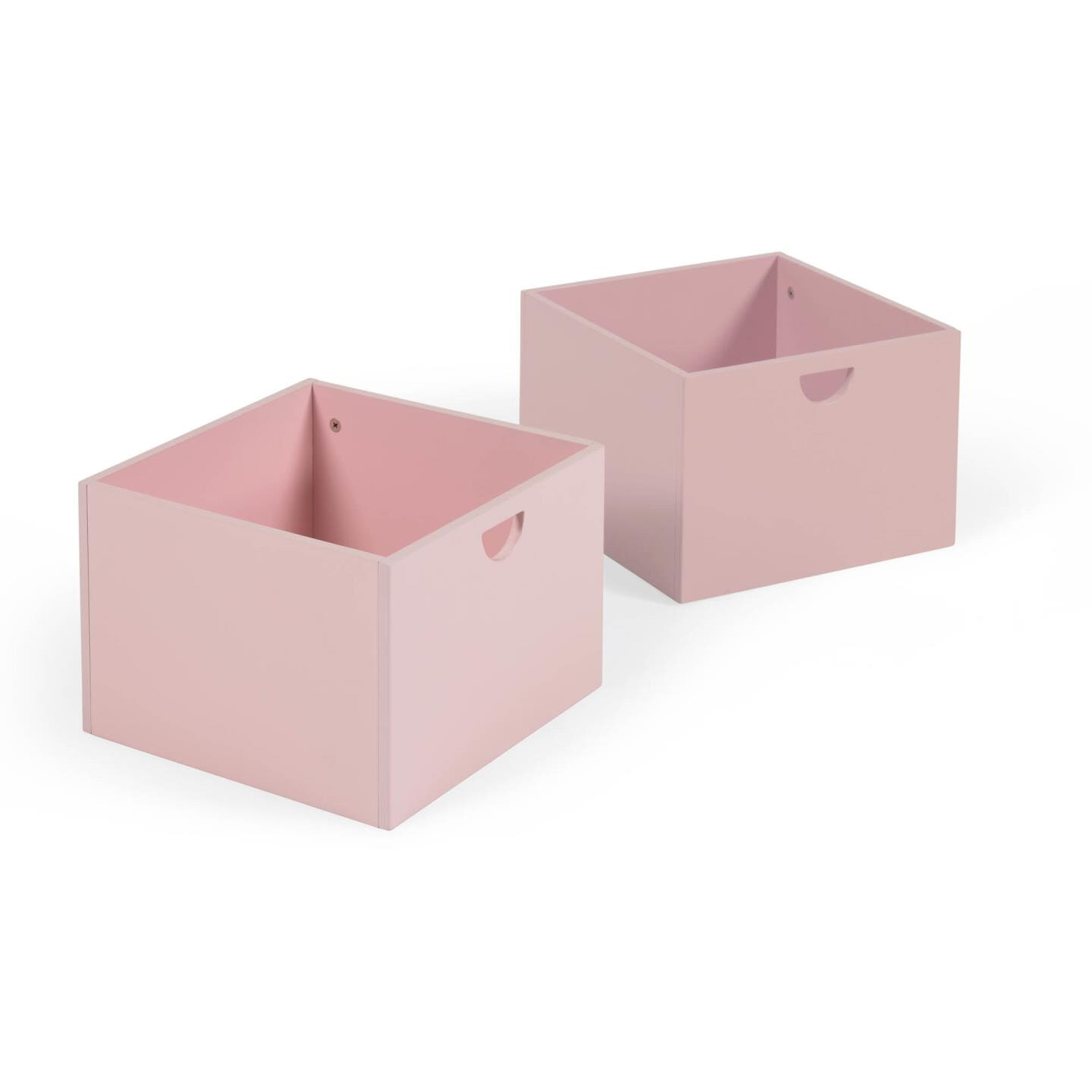 Kave Home Opberglade 'Nunila' Set van 2 stuks, kleur Roze