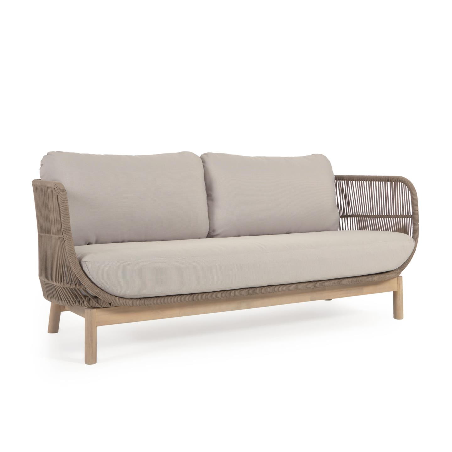 Kave Home 3-zits Tuinbank 'Catalina' 170cm, kleur Beige