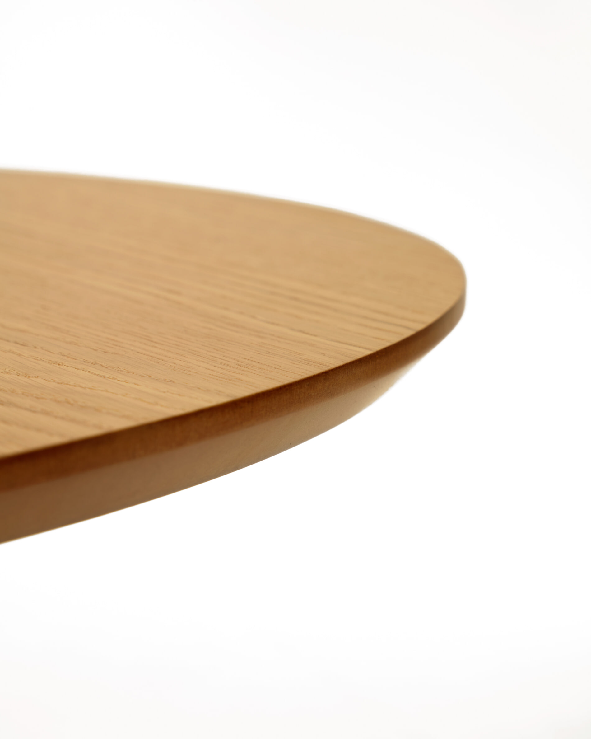 Kave Home Uitschuifbare Ovale Eettafel 'Oqui' 140 - 220 x 90cm, kleur Eiken Naturel