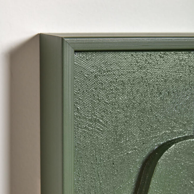 Kave Home Schilderij 'Talin' Set van 2 stuks, kleur Groen