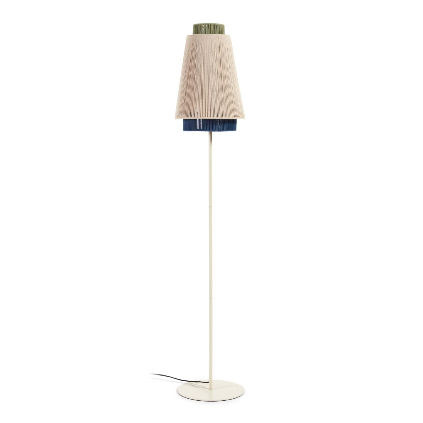 Kave Home Vloerlamp Yuvia 163cm, Jute - Meerkleurig