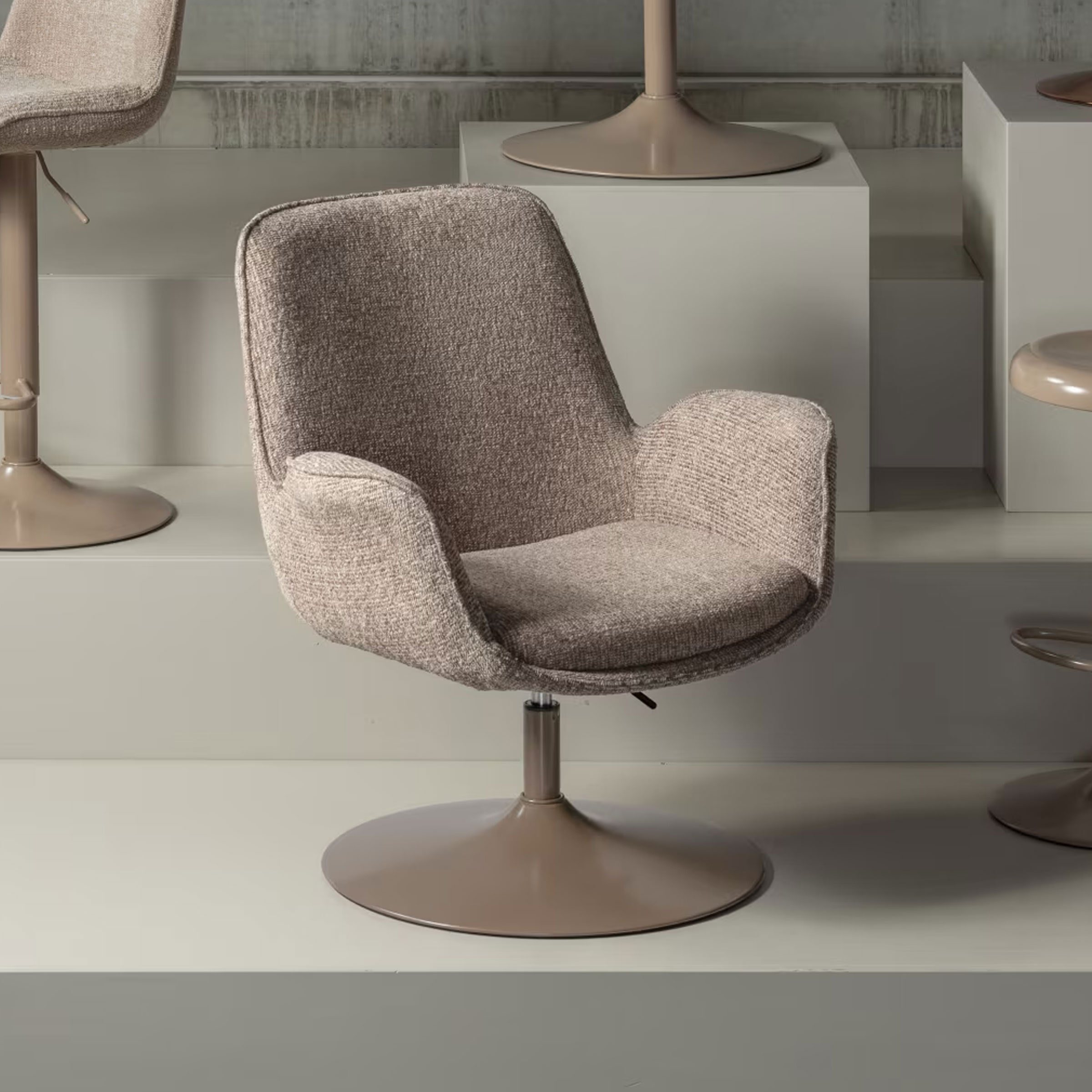 WOOOD Verstelbare Fauteuil 'Marten' Geweven stof