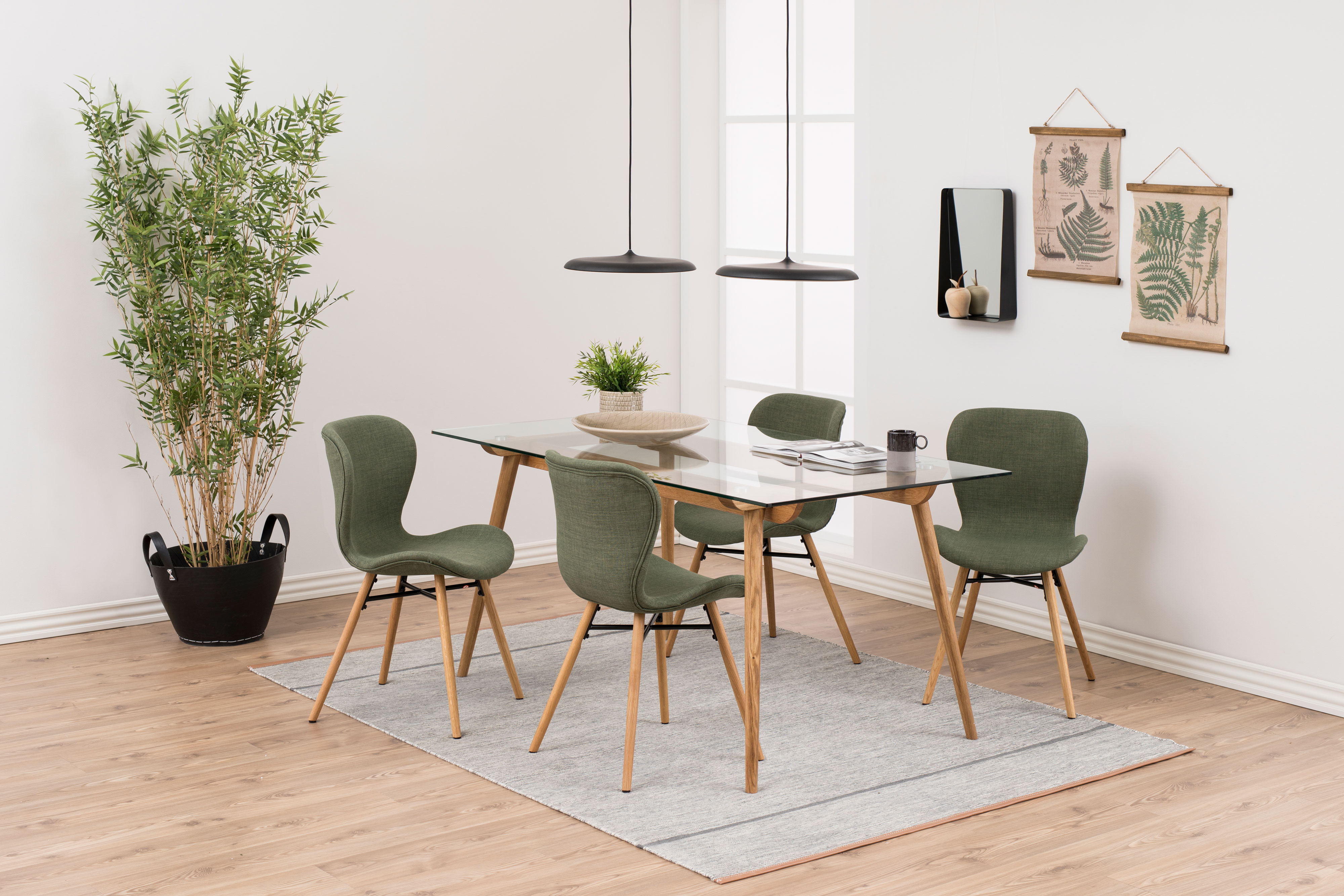 Bendt Eetkamerstoel 'Olle', kleur Groen