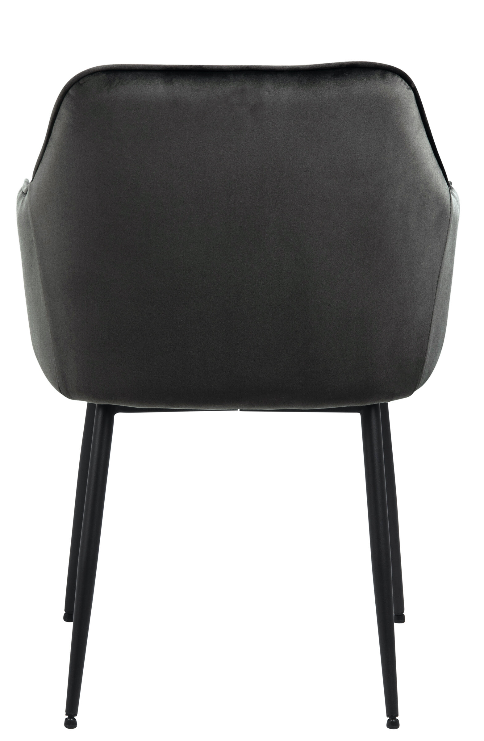 Bendt Eetkamerstoel 'Loren' Velvet, kleur Grey/Brown