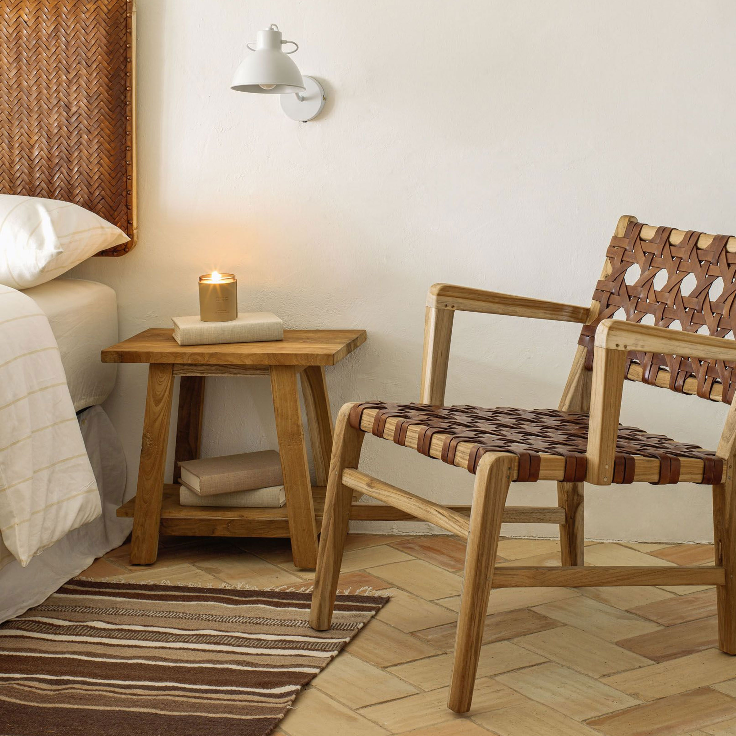 Kave Home Krukje 'Safara' Teakhout