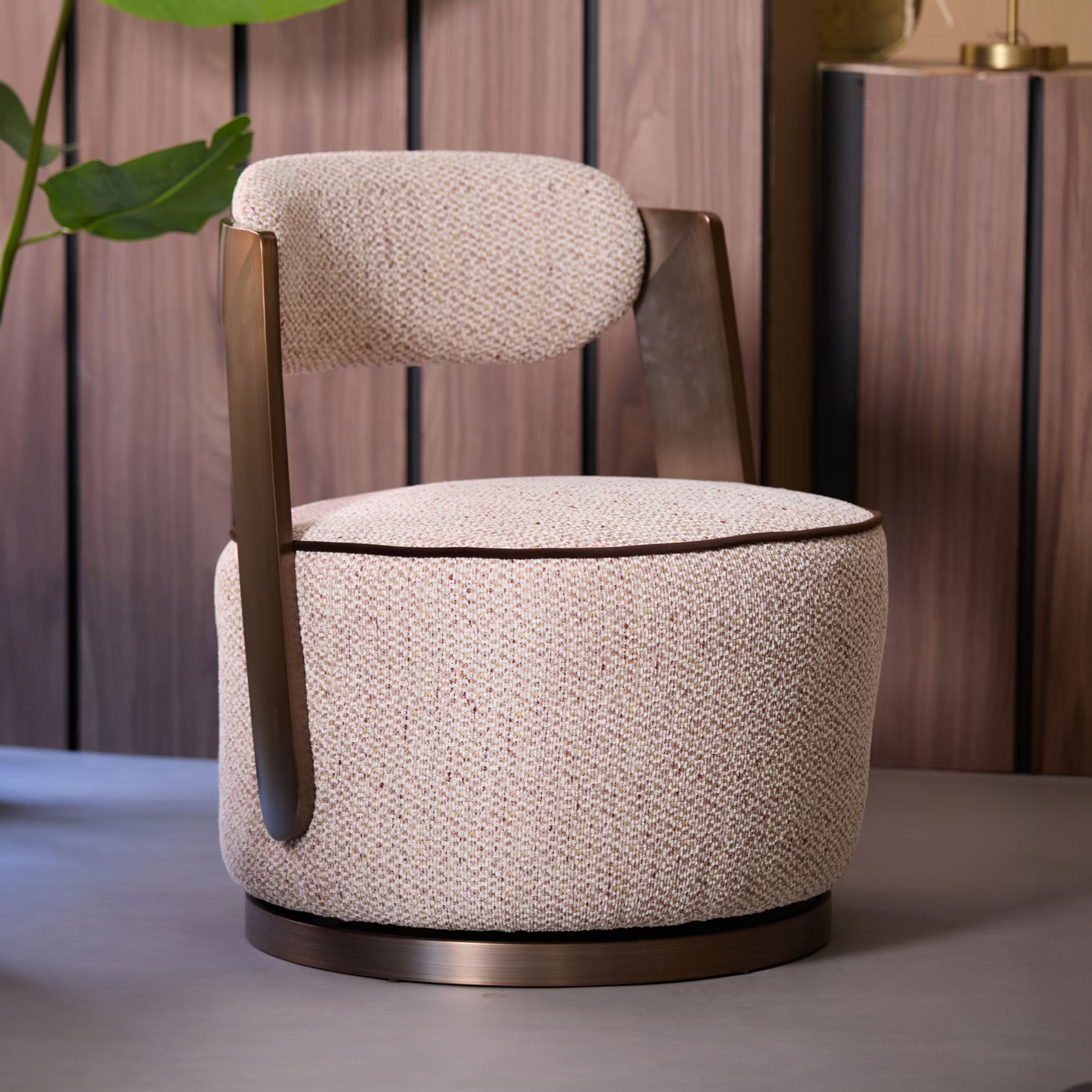 Light & Living Fauteuil 'Kemena' kleur Crème