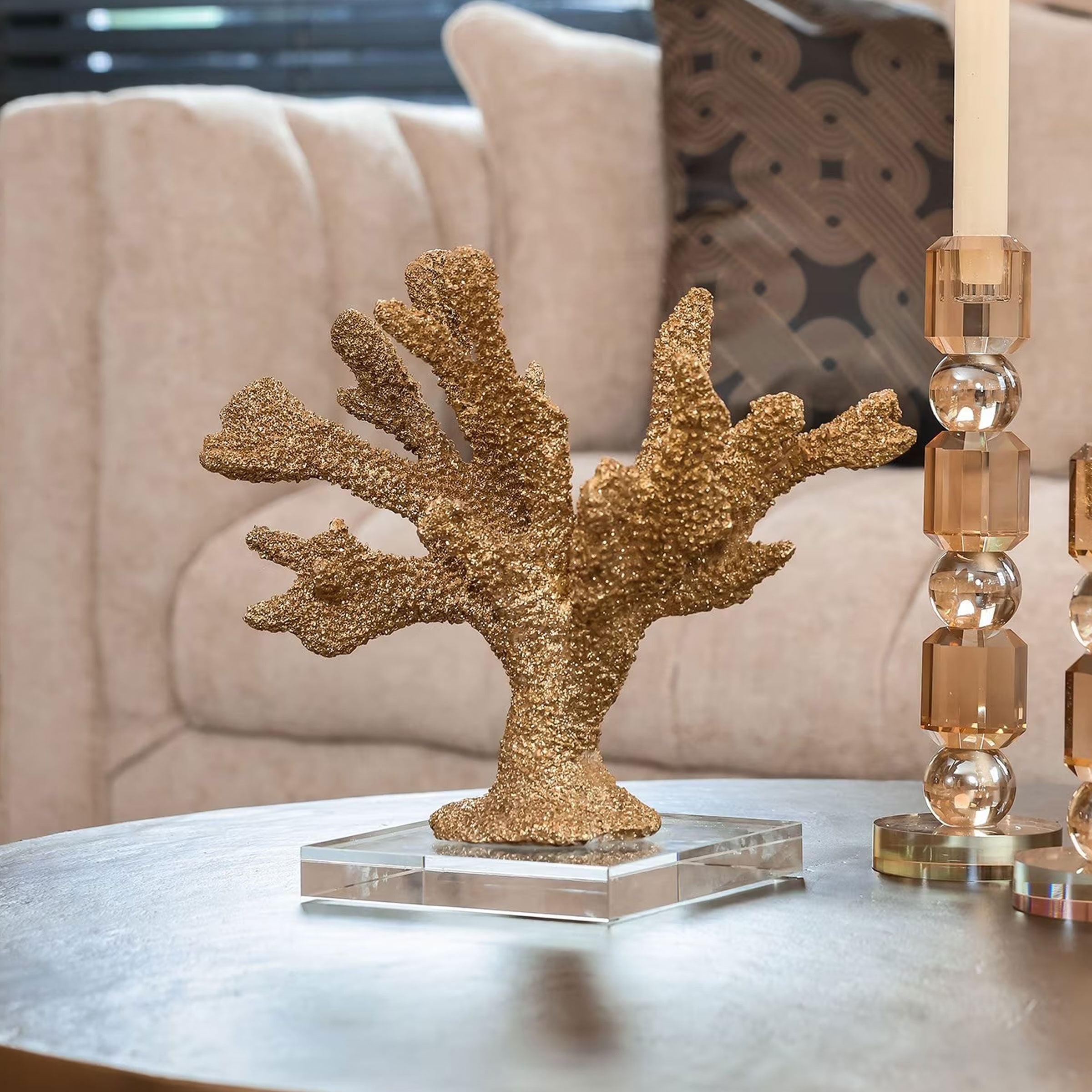 Richmond Faux Koraal Mette - Goud