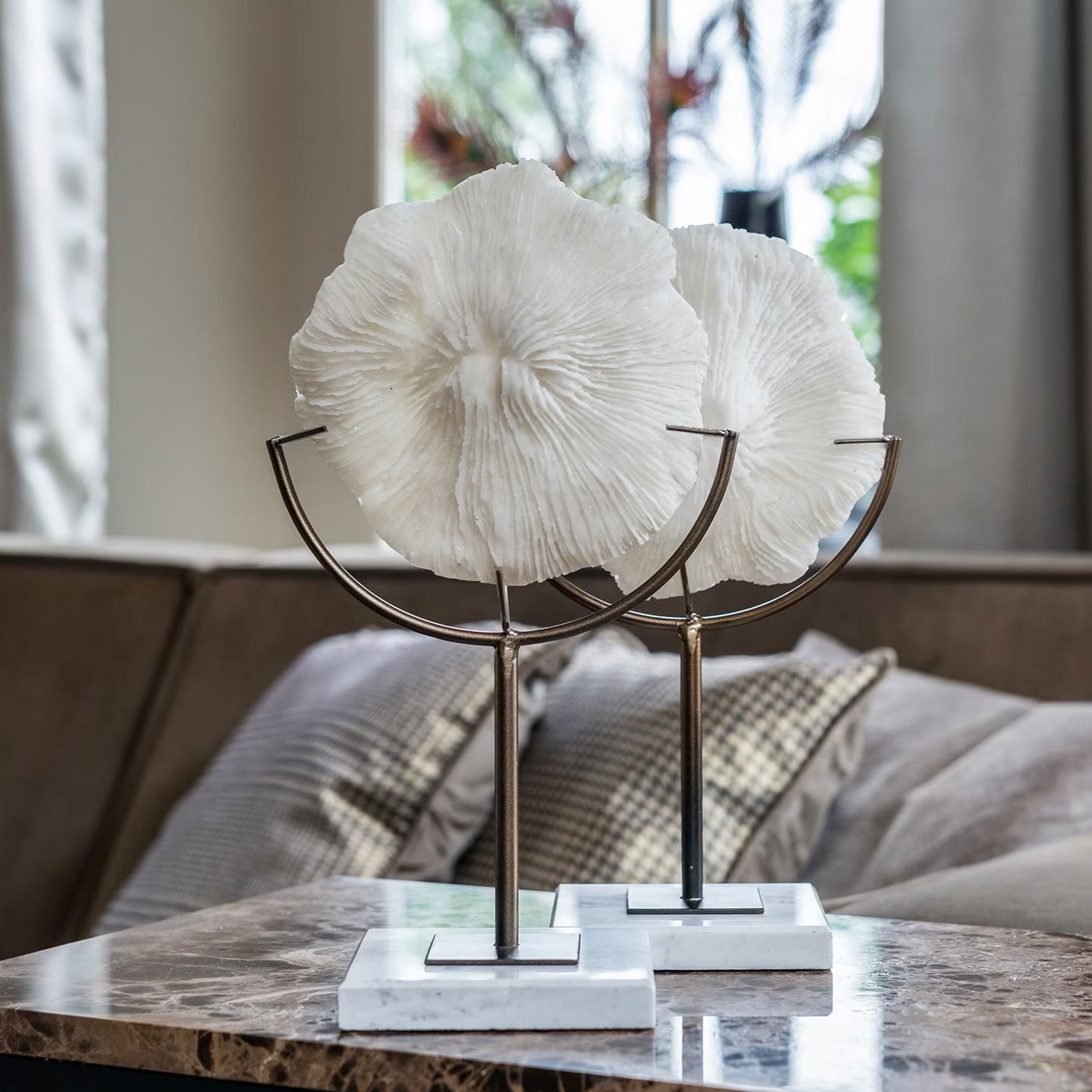 Richmond Ornament Jada Faux koraal - Beige