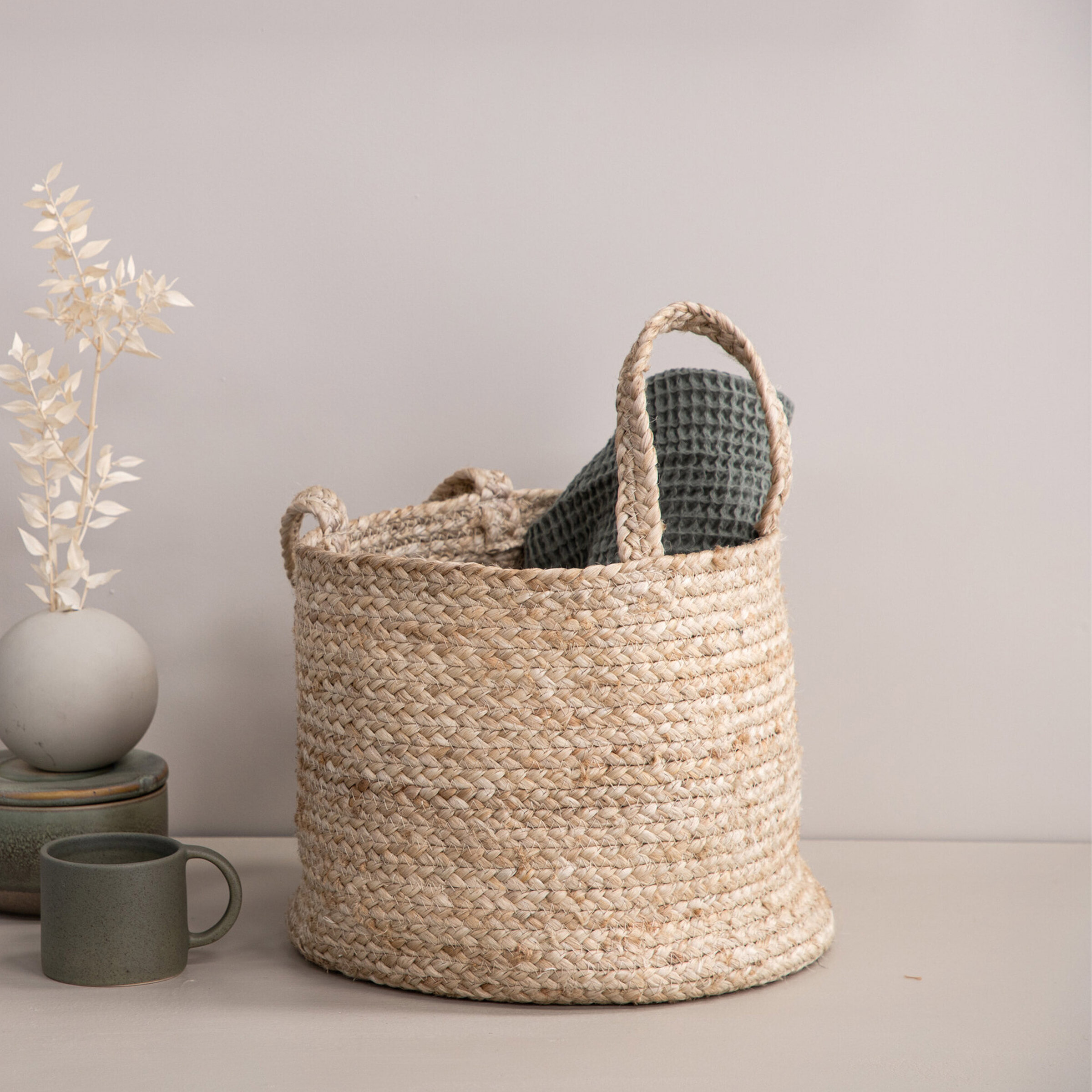 Nohr Mand 'Kailyn' Jute, kleur Naturel