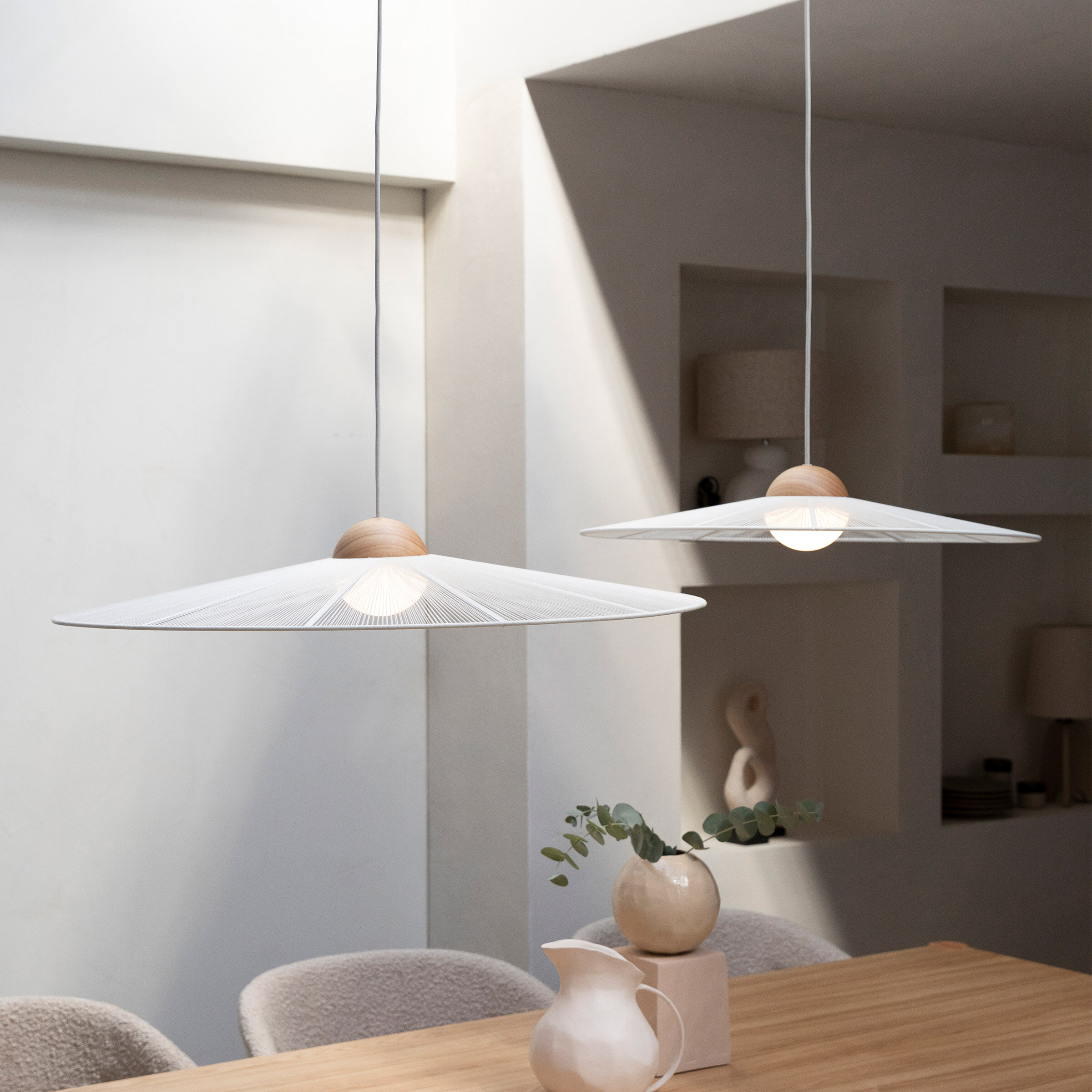 Zuiver Hanglamp 'Belle' 65cm, kleur Beige