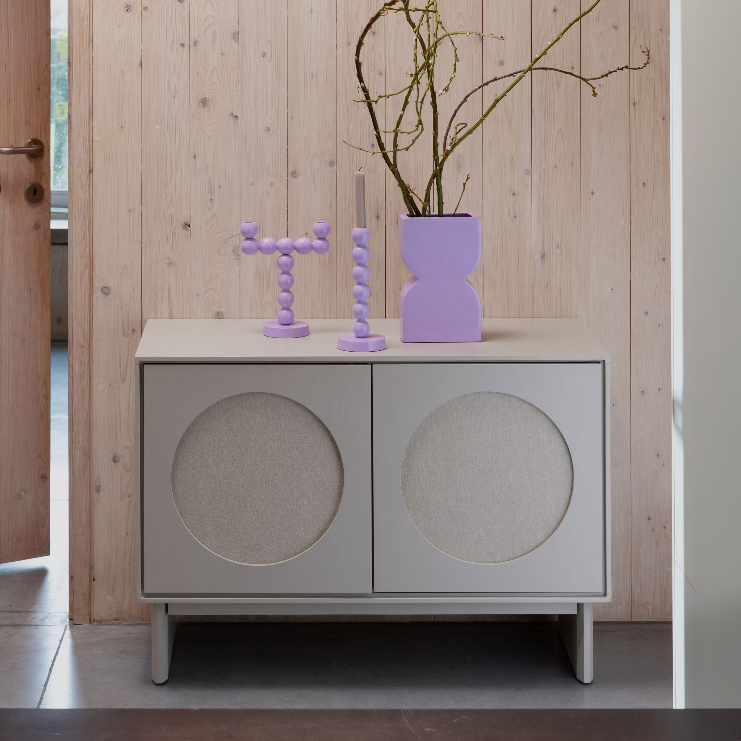Zuiver Dressoir Twin Acaciahout, 100cm - Beige