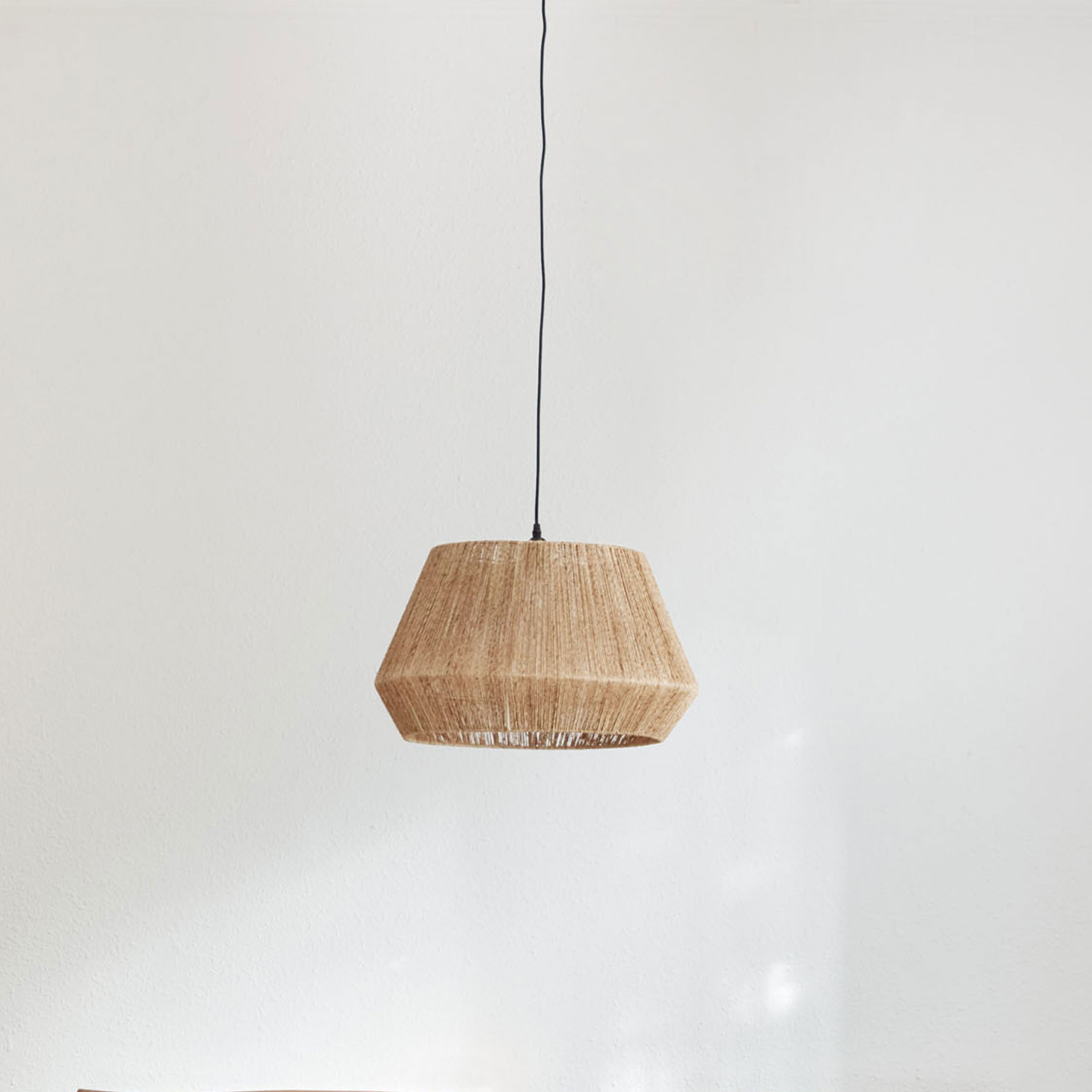 Kave Home Lampenkap Crismilda Jute, 49cm - Naturel
