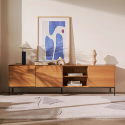 Kave Home TV-meubel 'Vedrana' Eiken, 195cm