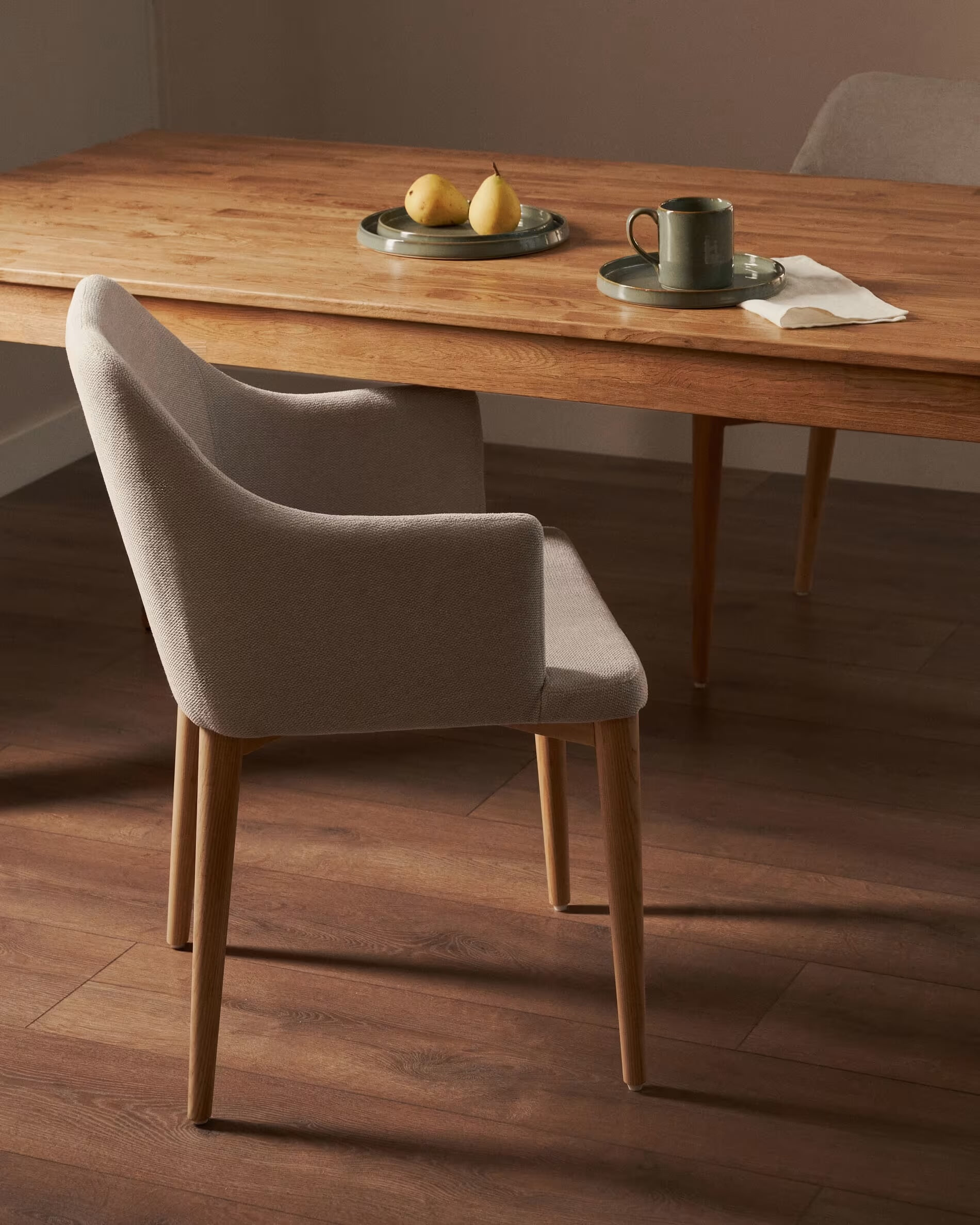 Kave Home uitschuifbare eettafel 'Isbel' eiken naturel, 180-260 x 90cm