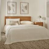 Kave Home Bed 'Lenon' Eikenhout, 180 x 200cm