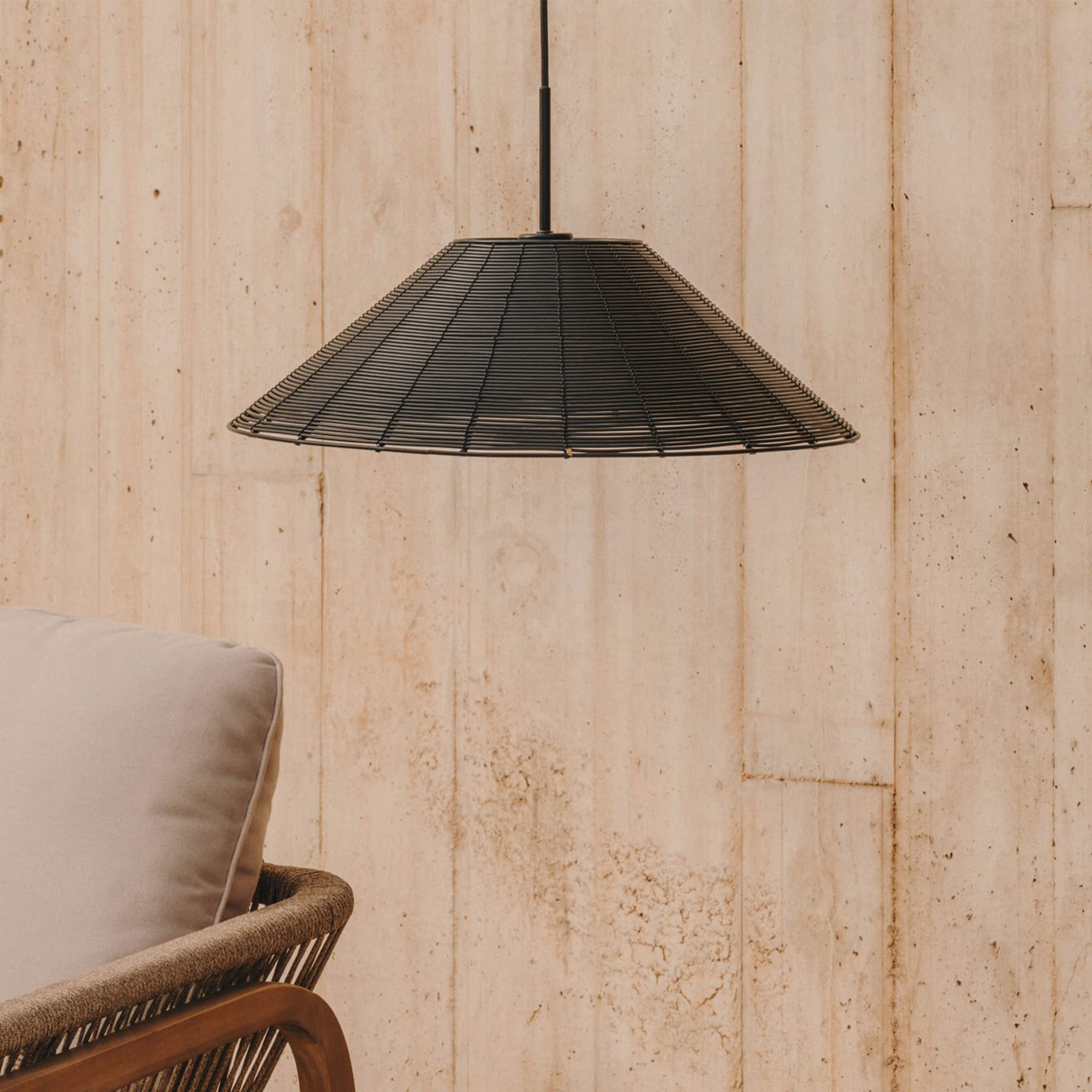 Kave Home Lampenkap 'Saranella' Rotan