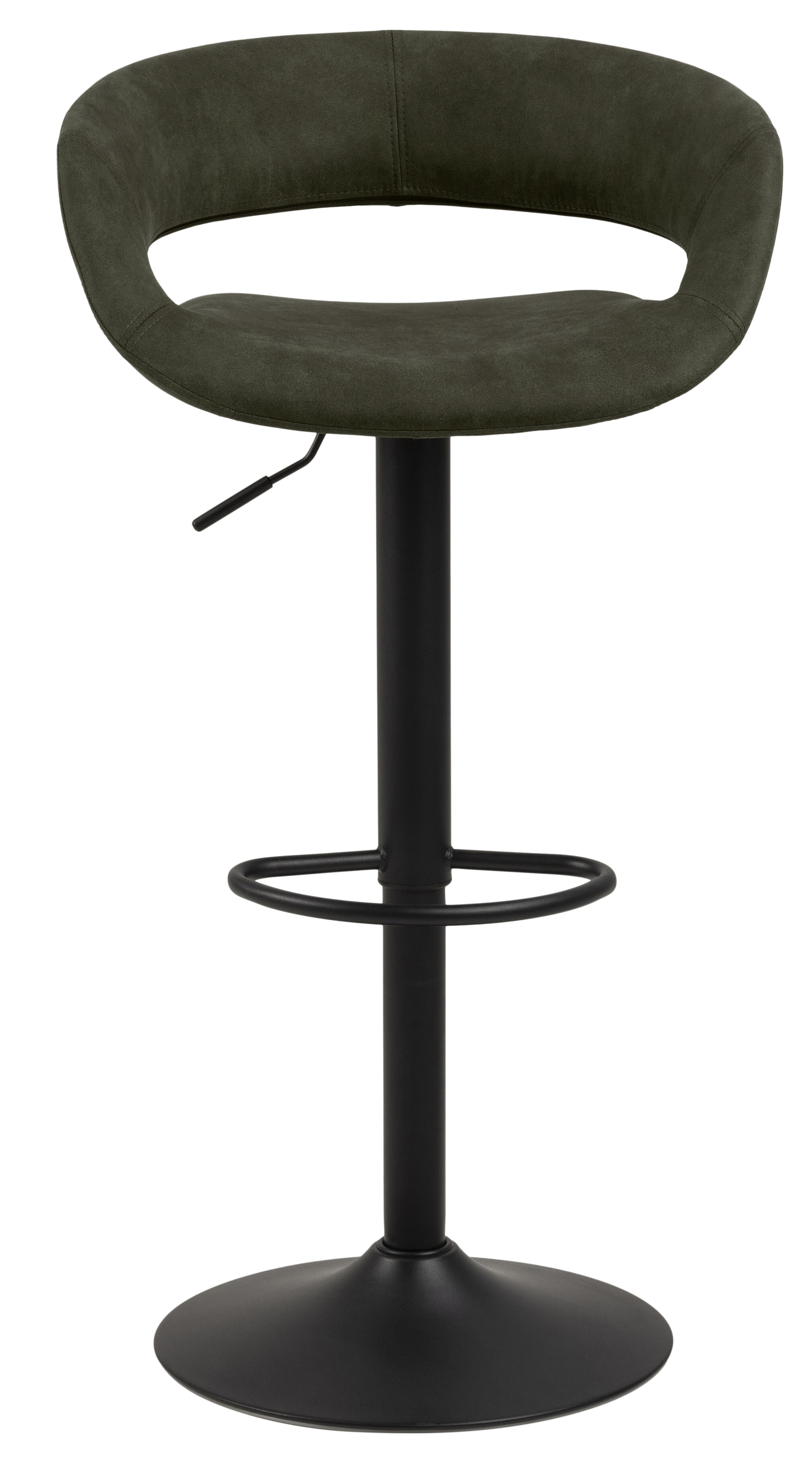Bendt Barkruk 'Pia' (zithoogte 59-80cm), kleur Olive Green