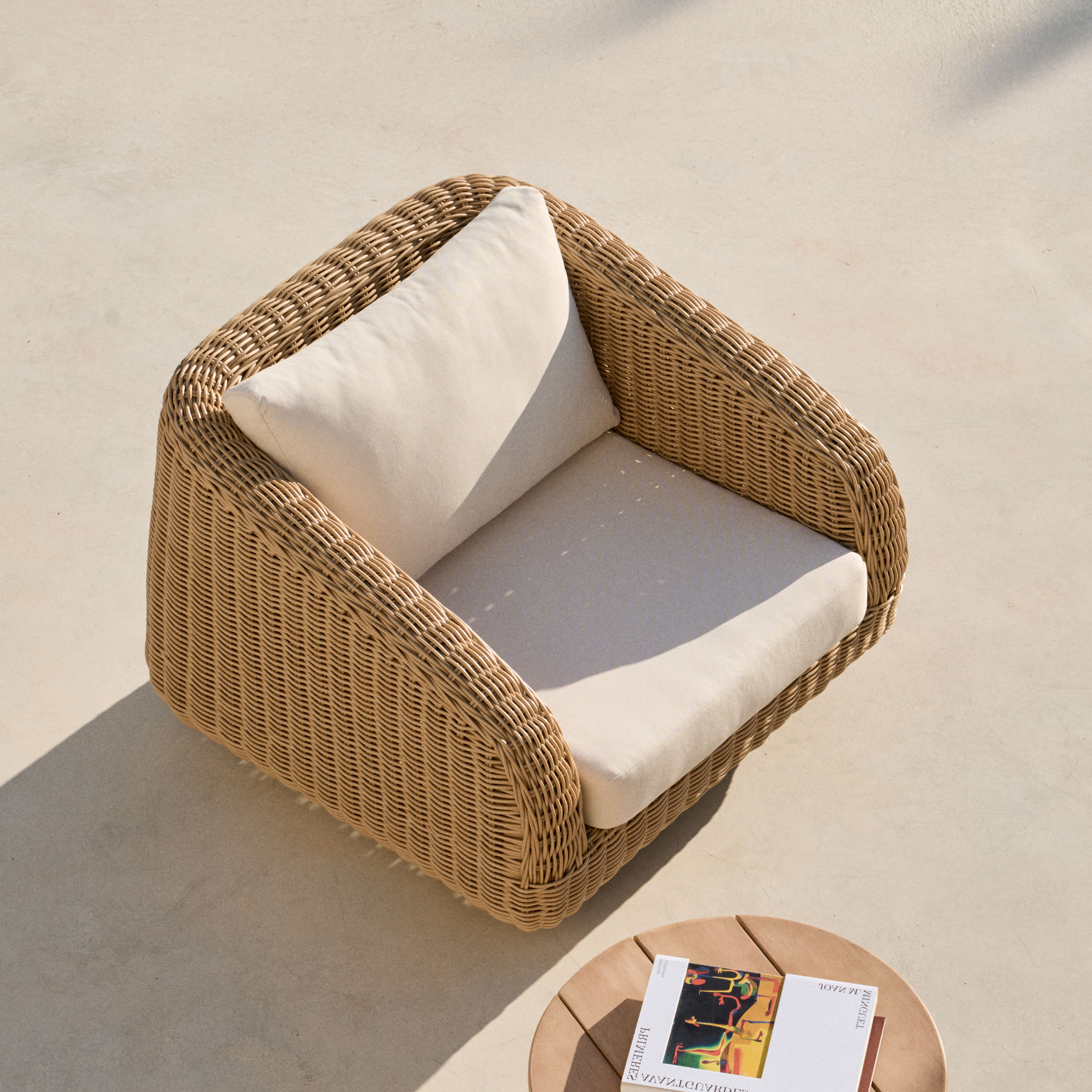 Kave Home Outdoor Fauteuil Meria Rattan - Bruin