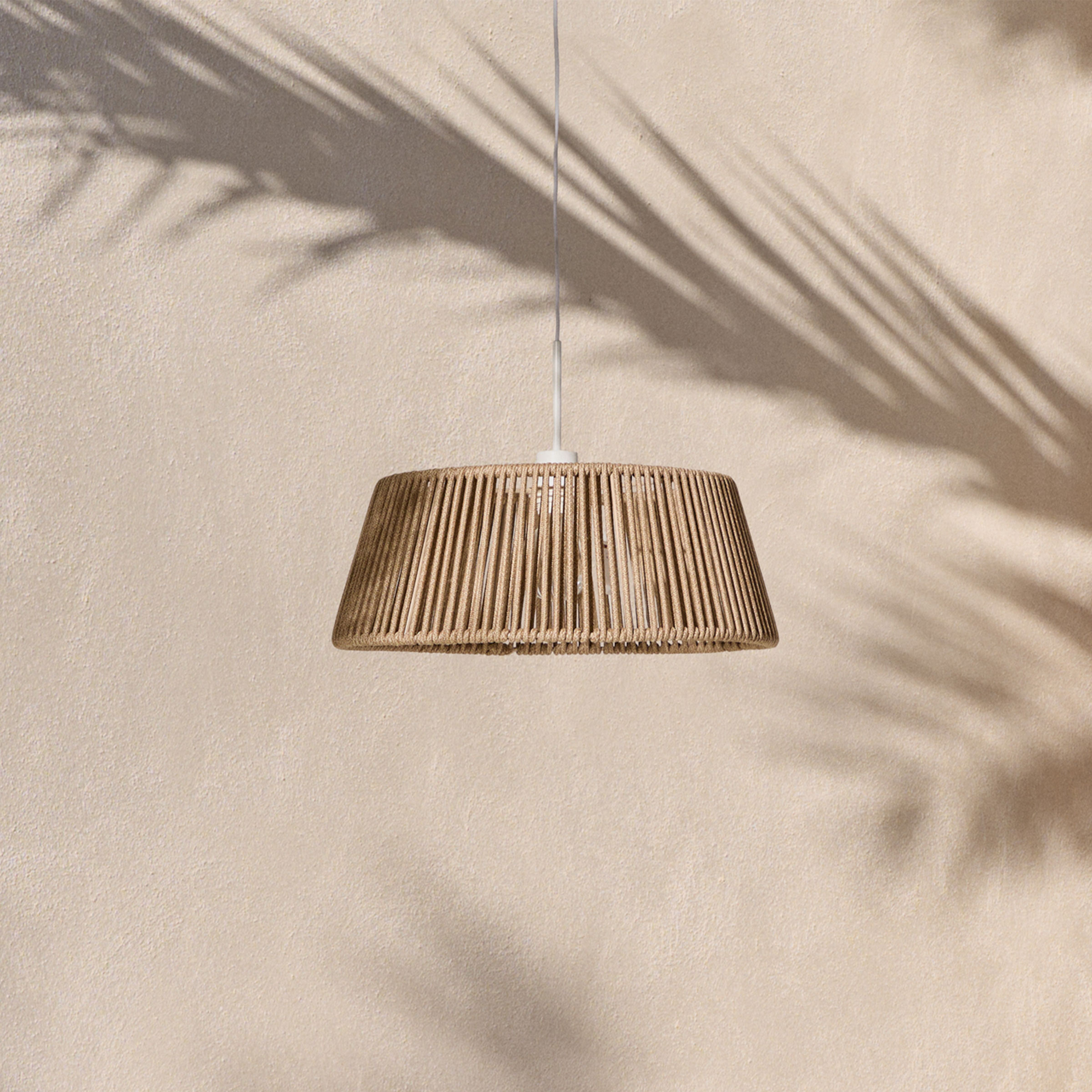 Kave Home Lampenkap 'Aldet' Geweven touw, 46cm