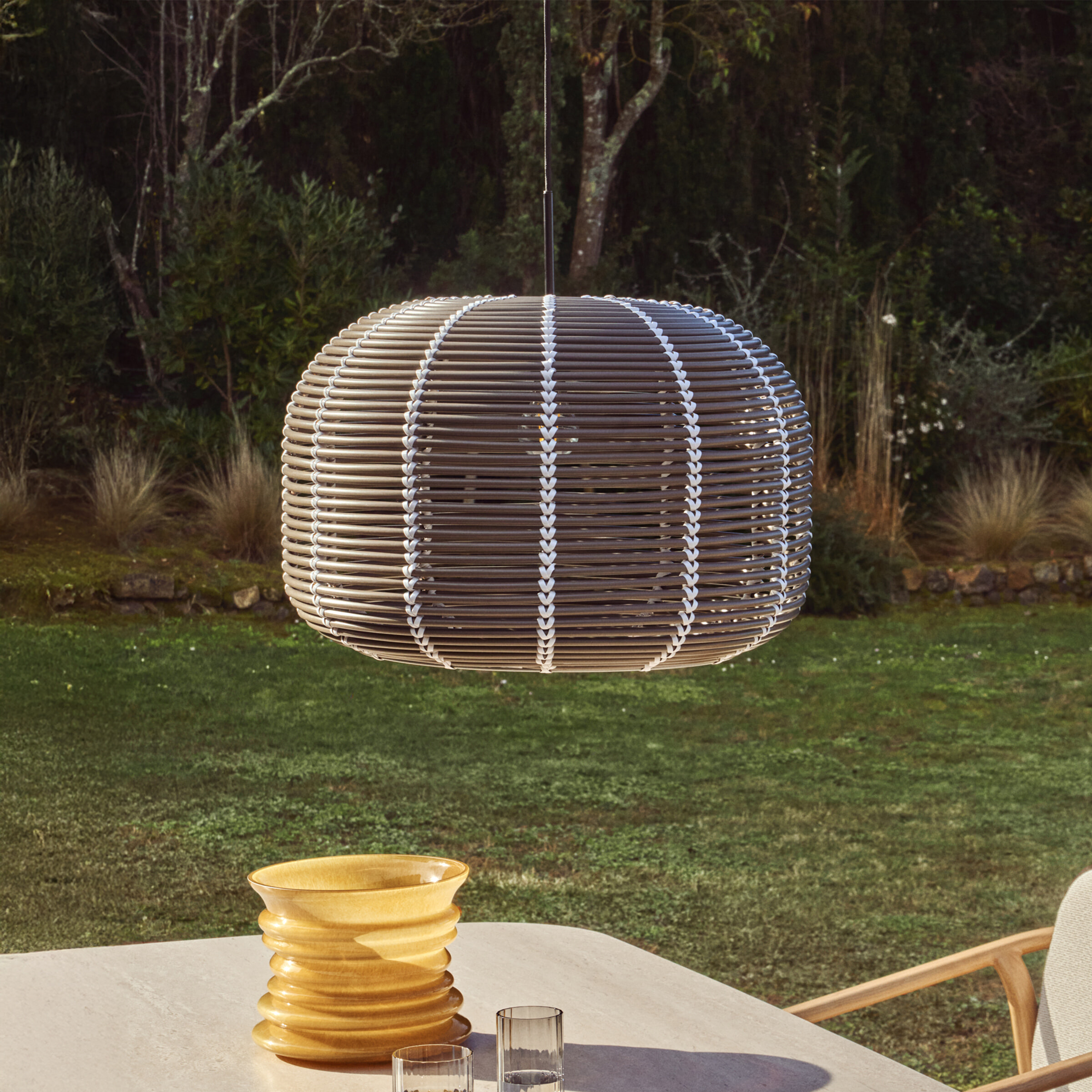 Kave Home Outdoor Lampenkap 'Garoina' Op zonne-energie, 50cm