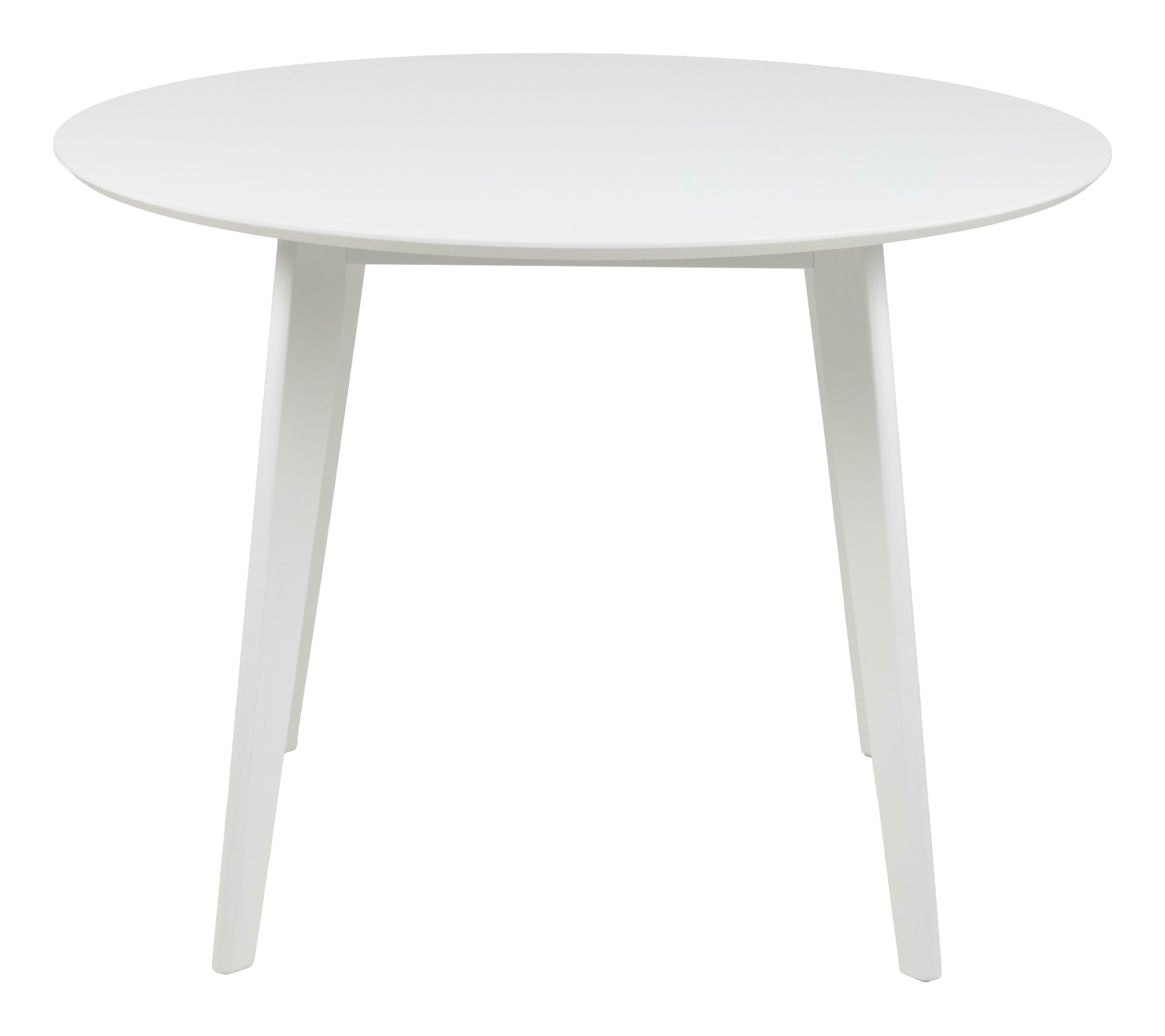 Bendt Ronde Eettafel 'Torkil' 105cm, kleur Wit