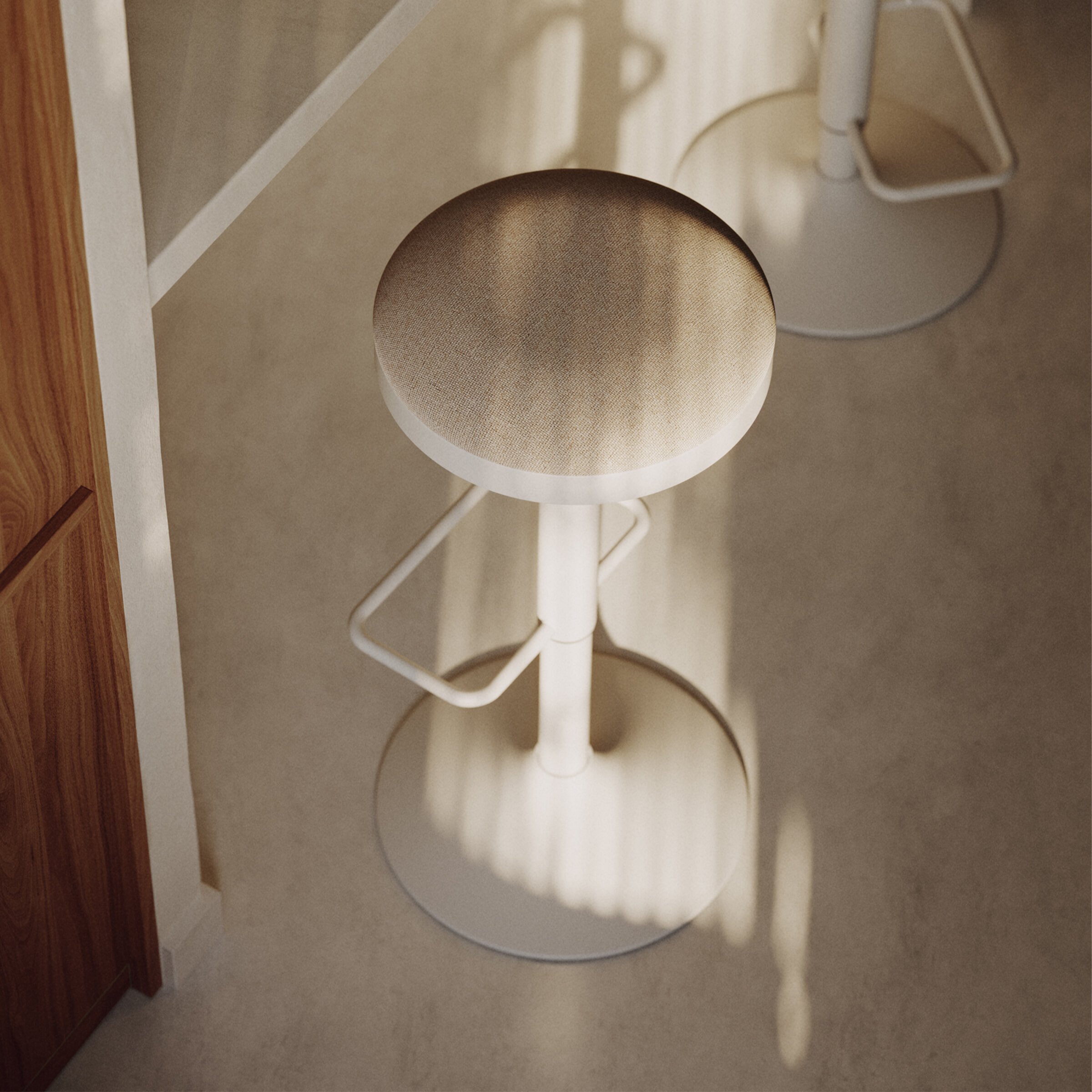 Kave Home Barkruk 'Zaib' Chenille