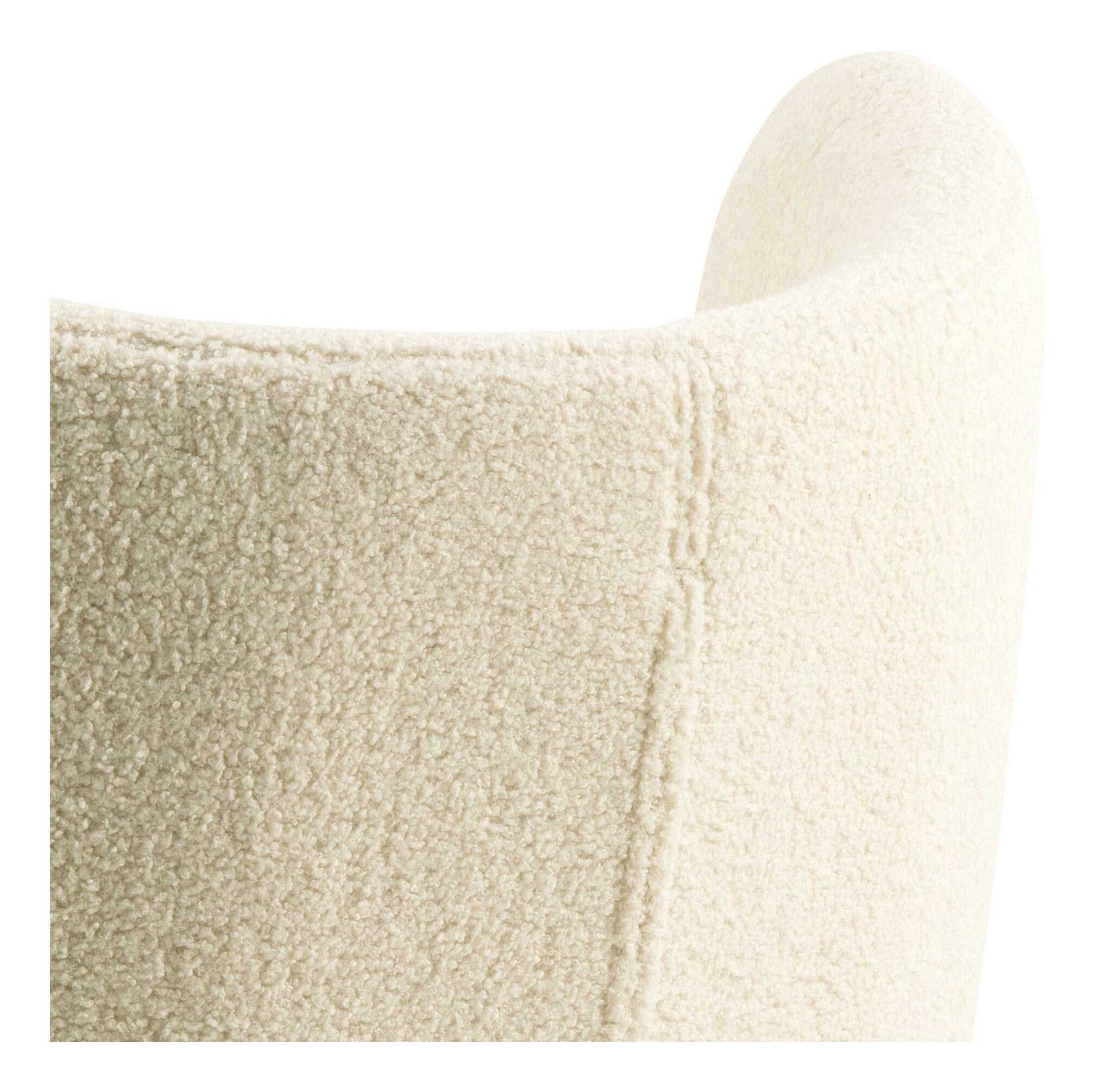 Bendt Fauteuil 'Bram' Teddy, kleur Crème
