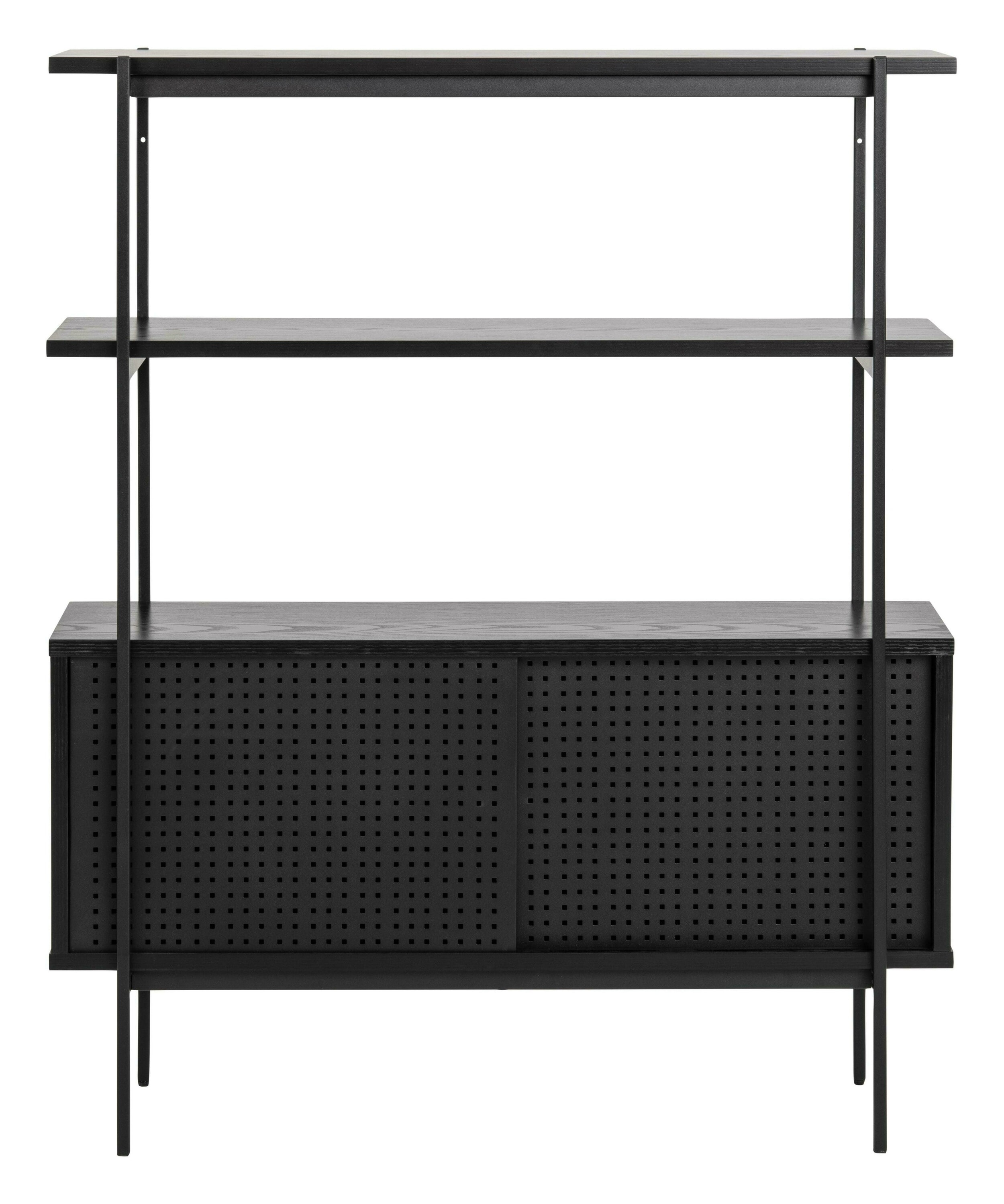 Bendt Wandkast 'Mick' 94 x 114cm, kleur Zwart