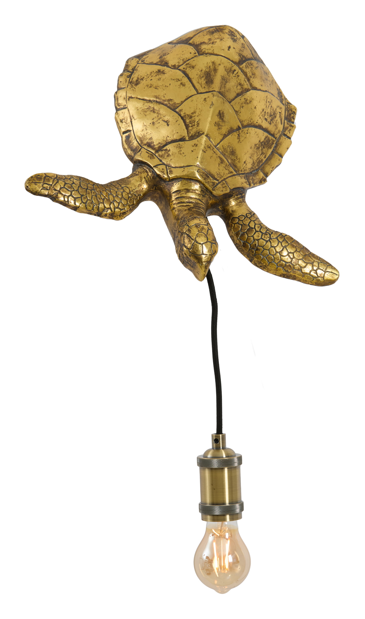 Light & Living Wandlamp 'Turtle' kleur Brons