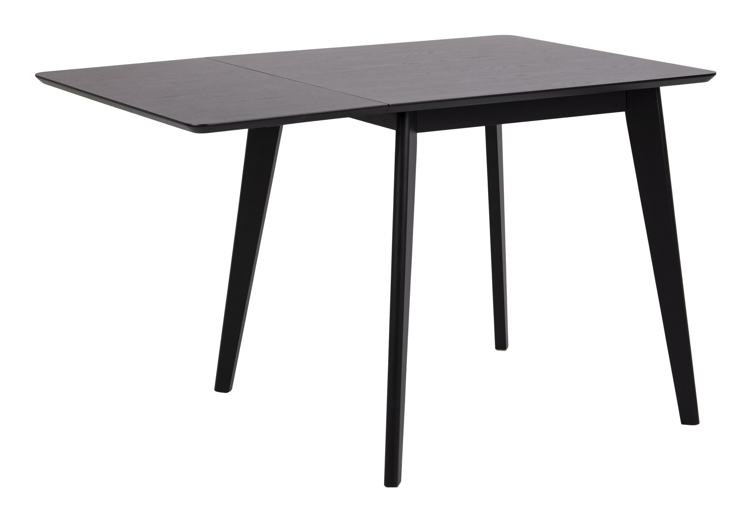 Bendt Uitschuifbare Eettafel 'Torkil' 80-120 x 80cm, kleur Zwart