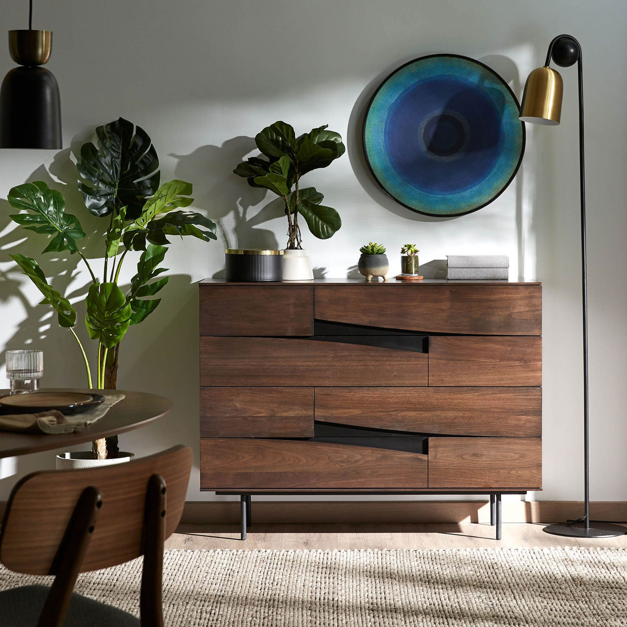 Kave Home Vloerlamp 'Natsumi', kleur Koper