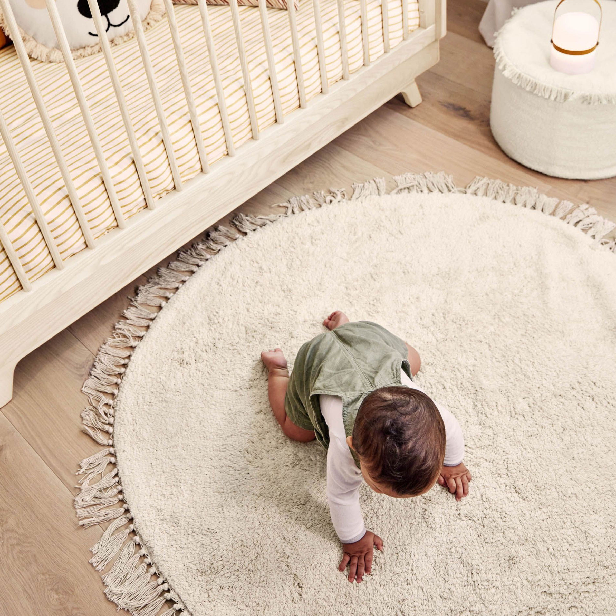 Kave Home Vloerkleed 'Orwen' 100cm, kleur Beige