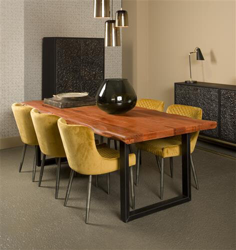 Tower Living Eettafel 'Nicosia' Boomstam, Mangohout