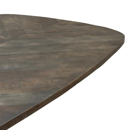 Tower Living Eettafel 'Silvi' Deens ovaal, Mangohout, 220 x 110cm